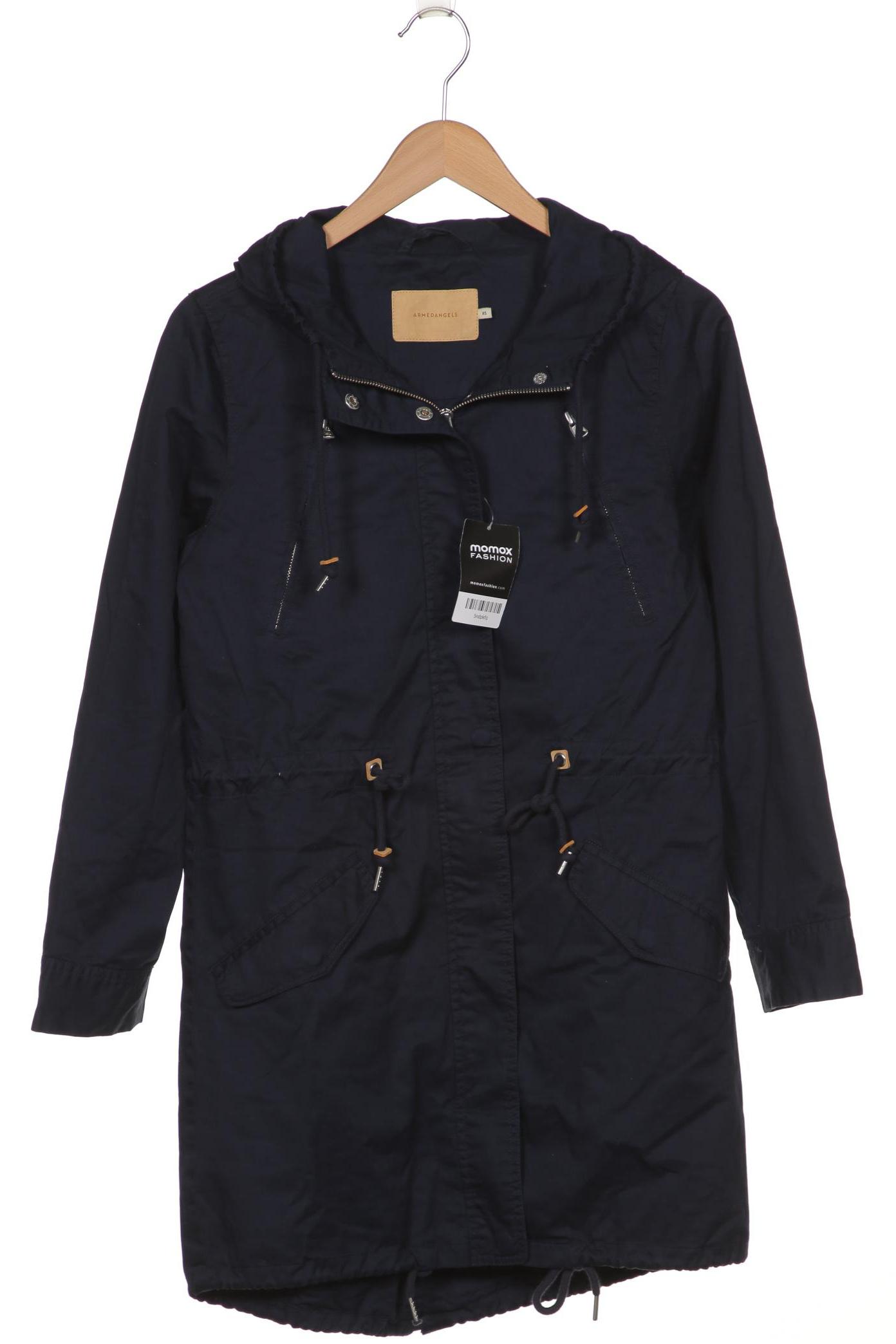 

Armedangels Damen Mantel, marineblau, Gr. 34