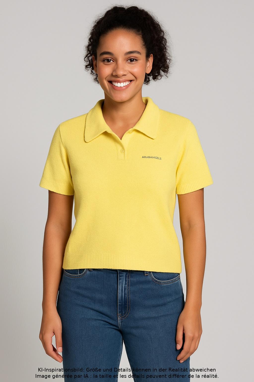 

Armedangels Damen Poloshirt, gelb, Gr. 36
