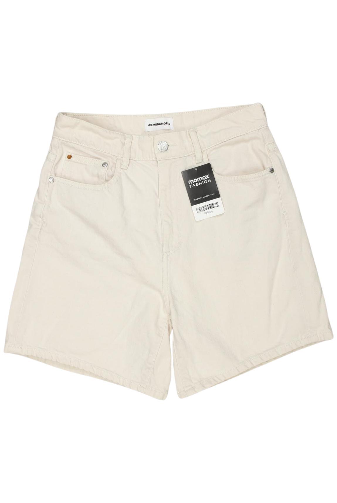 

Armedangels Damen Shorts, cremeweiß, Gr. 28
