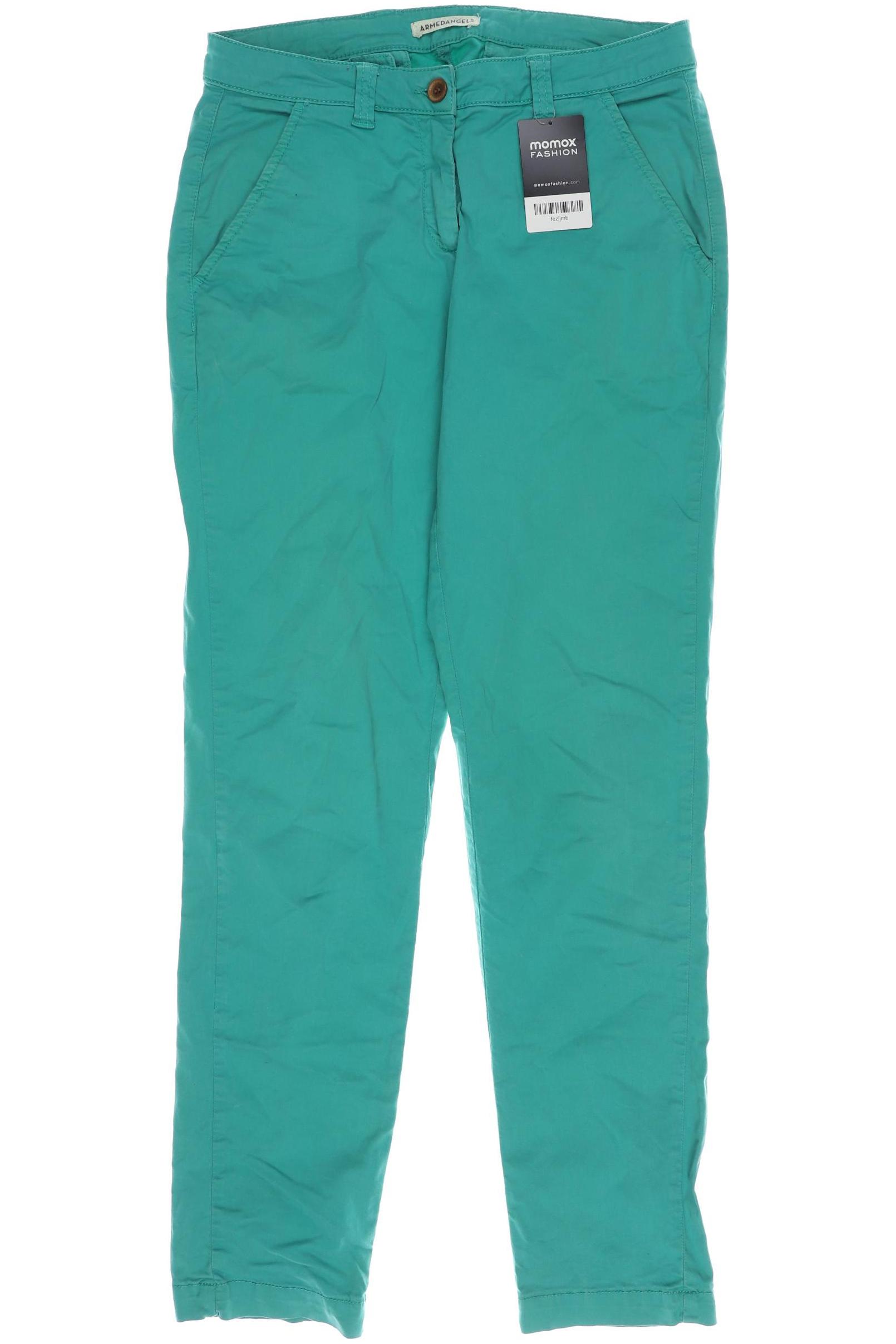 

Armedangels Damen Stoffhose, grün, Gr. 28