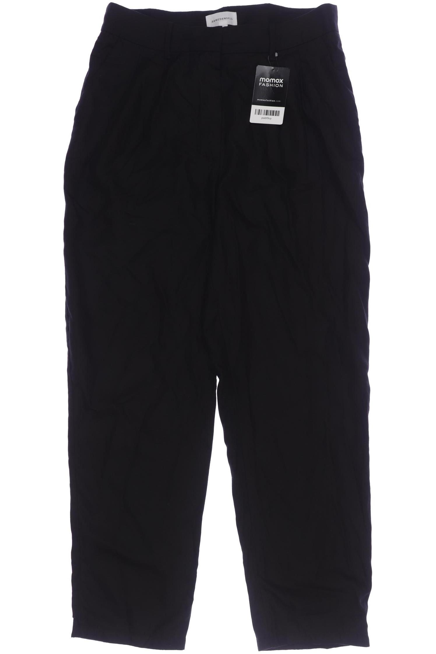 

Armedangels Damen Stoffhose, schwarz, Gr. 0