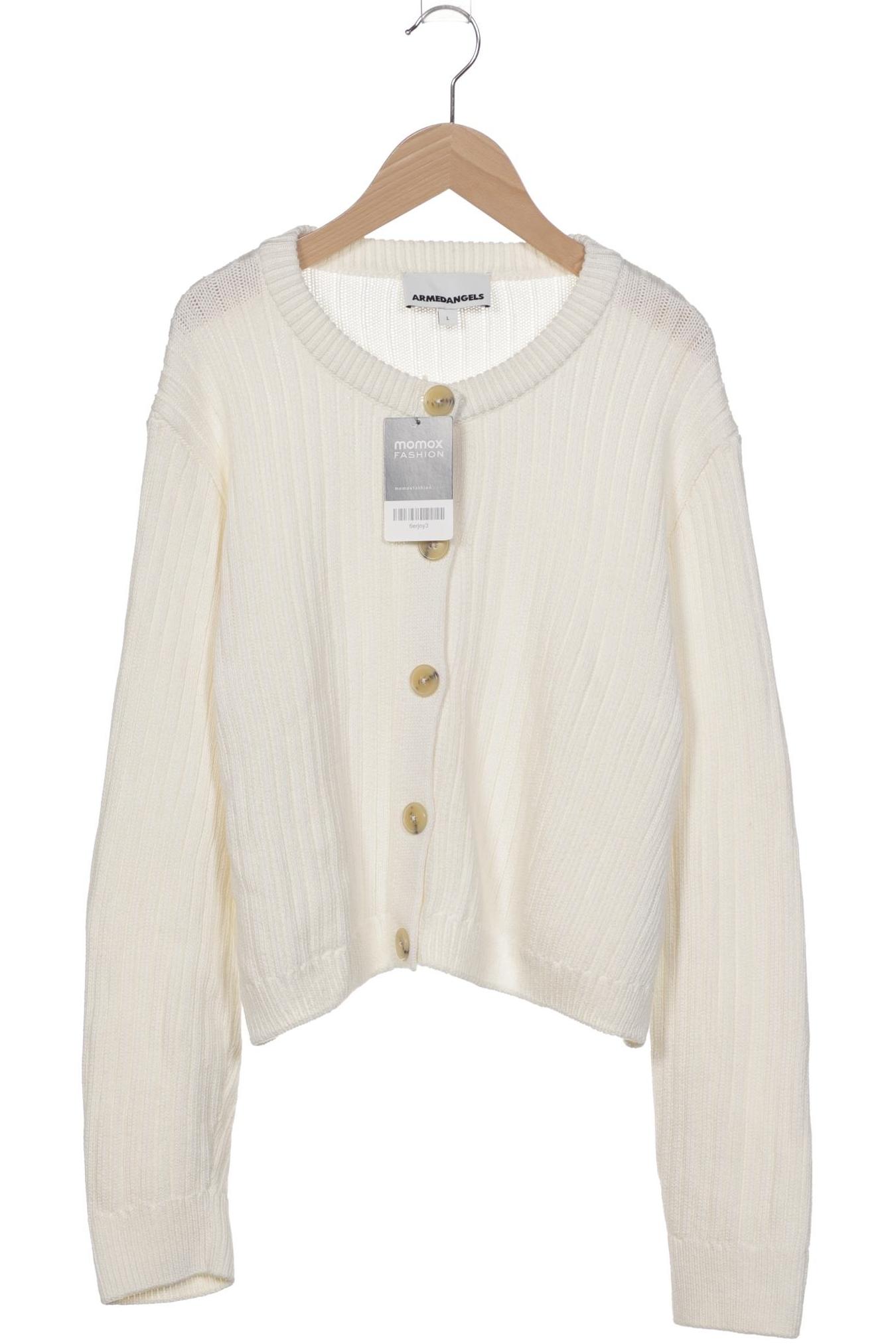 

Armedangels Damen Strickjacke, weiß, Gr. 42