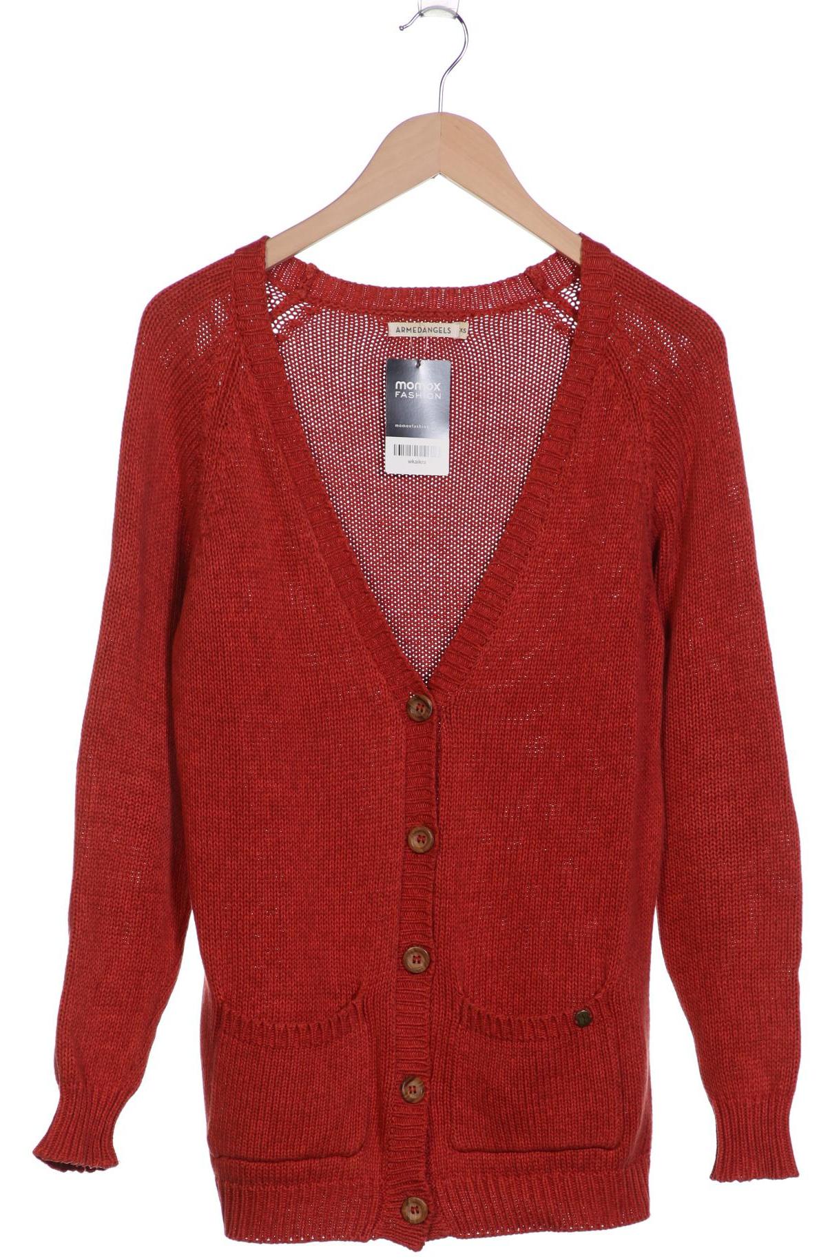 

Armedangels Damen Strickjacke, orange, Gr. 34