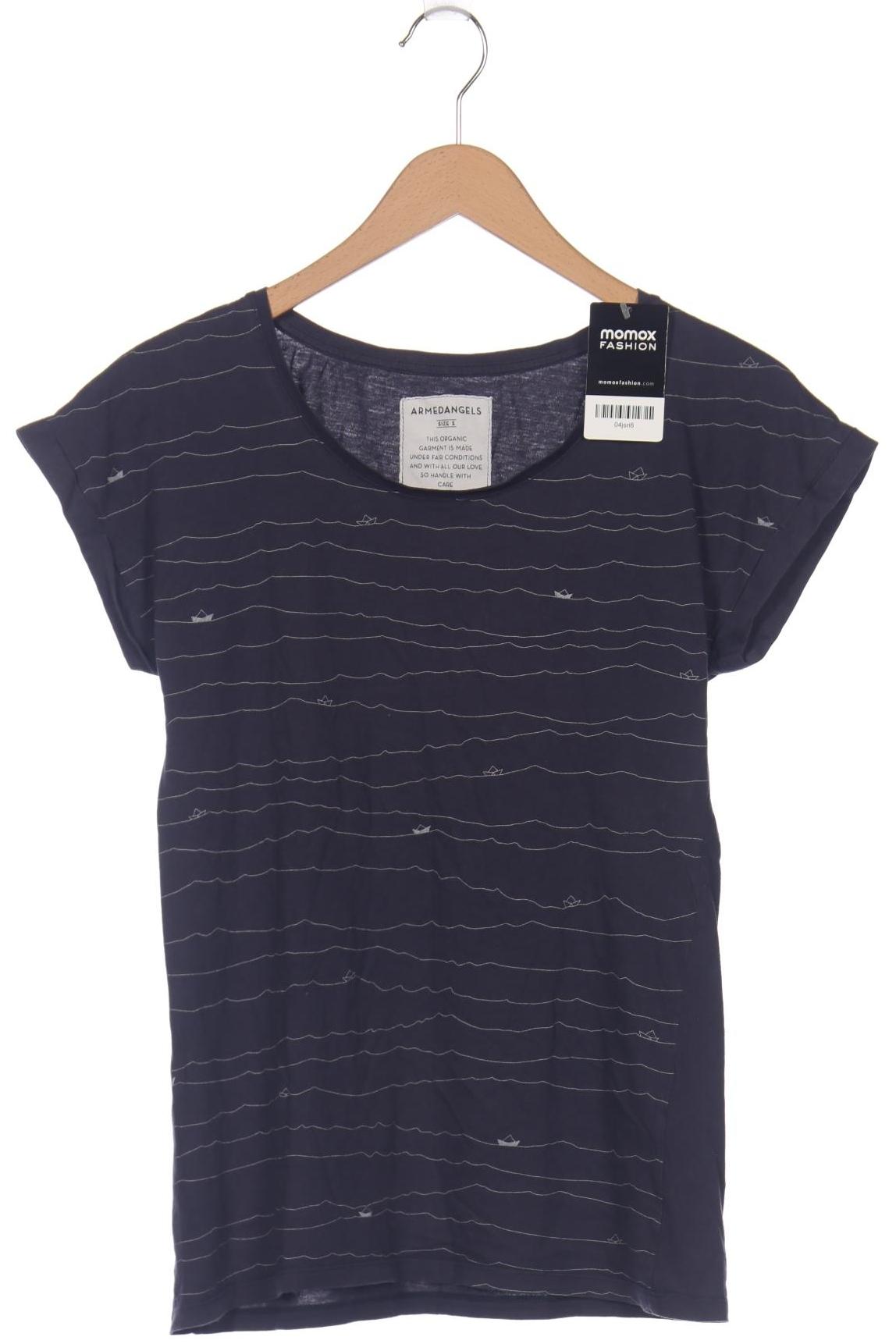 

Armedangels Damen T-Shirt, marineblau, Gr. 36