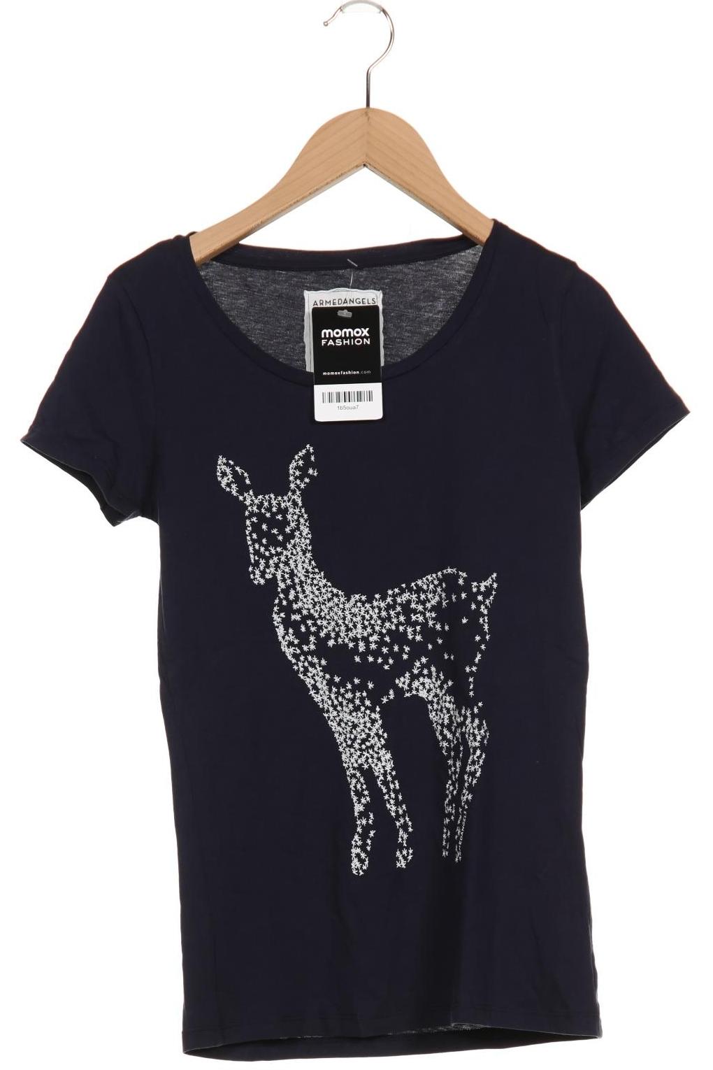 

Armedangels Damen T-Shirt, marineblau, Gr. 34