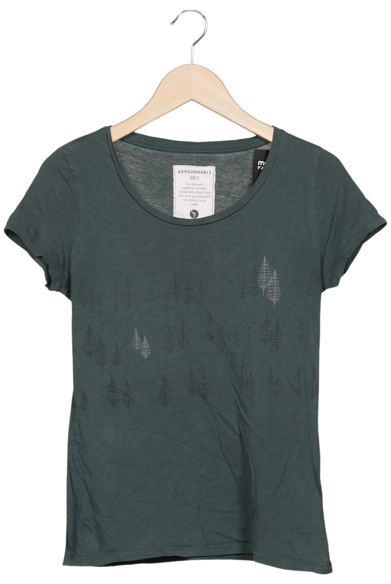 

Armedangels Damen T-Shirt, grün, Gr. 36