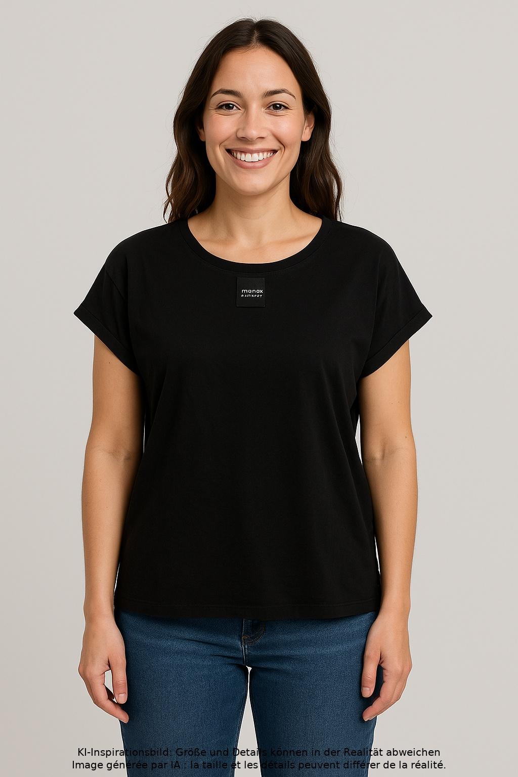 

Armedangels Damen T-Shirt, schwarz, Gr. 42