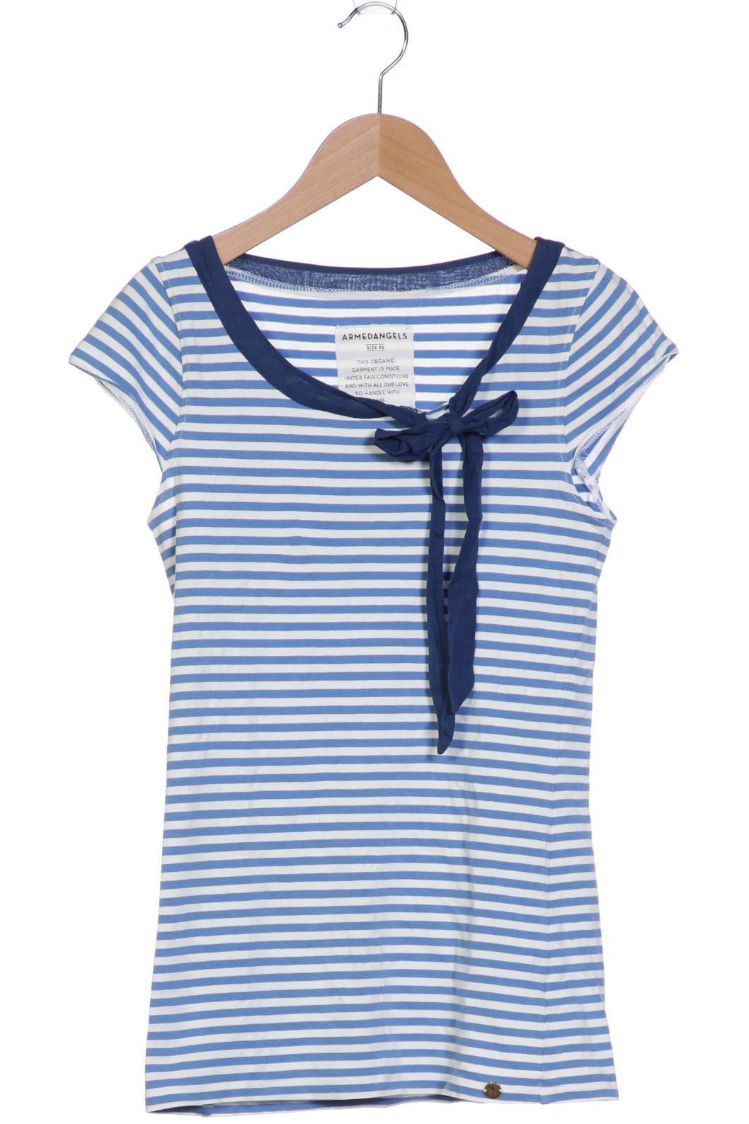 

Armedangels Damen T-Shirt, blau, Gr. 34