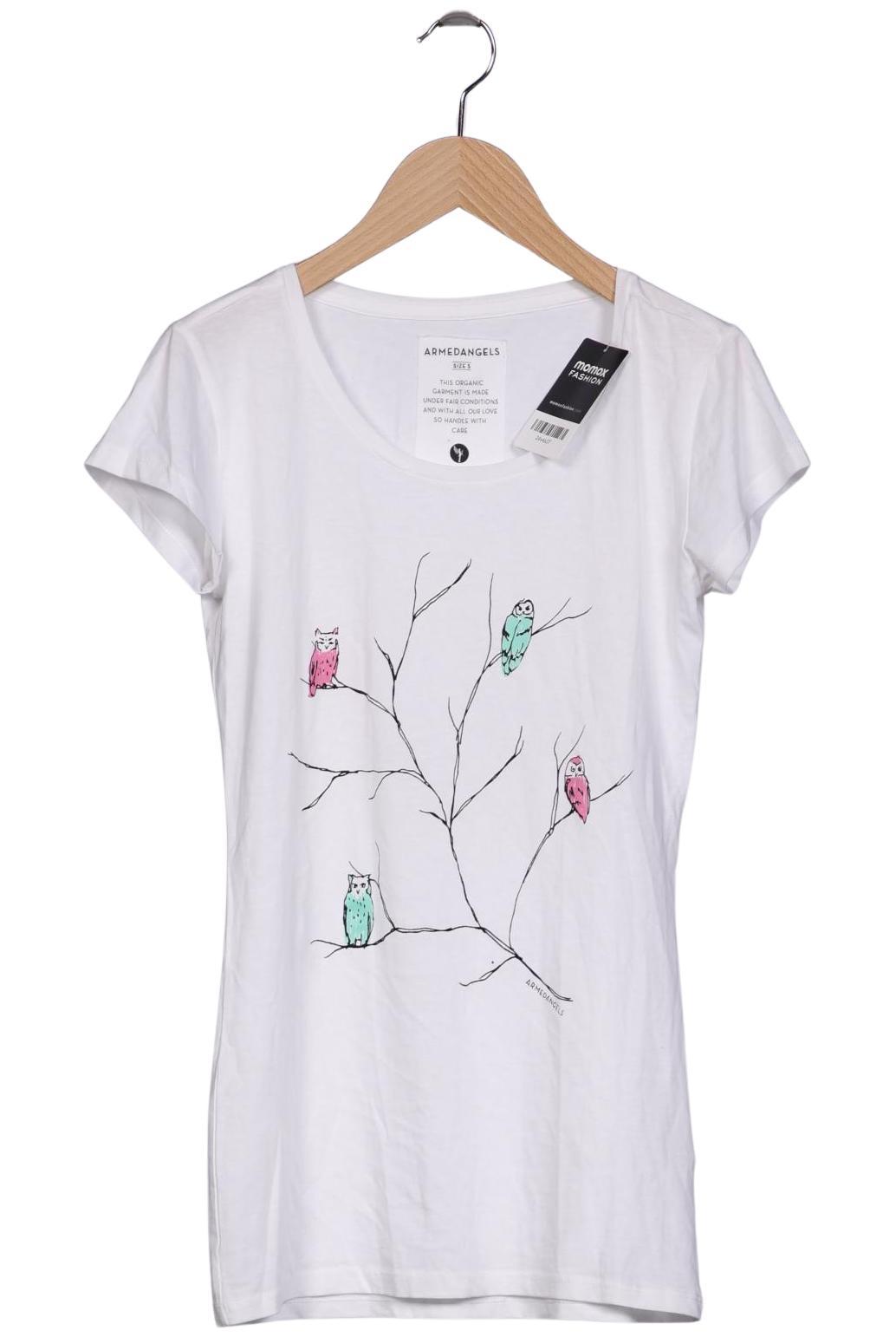 

Armedangels Damen T-Shirt, weiß, Gr. 36