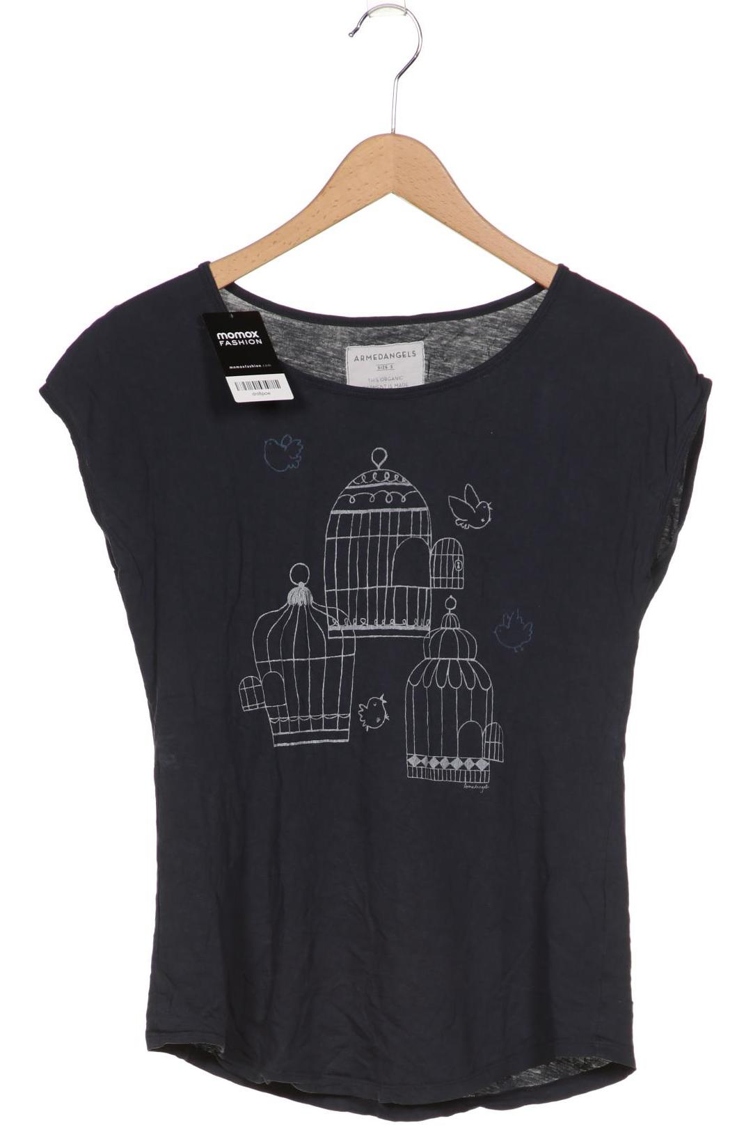 

Armedangels Damen T-Shirt, marineblau, Gr. 36