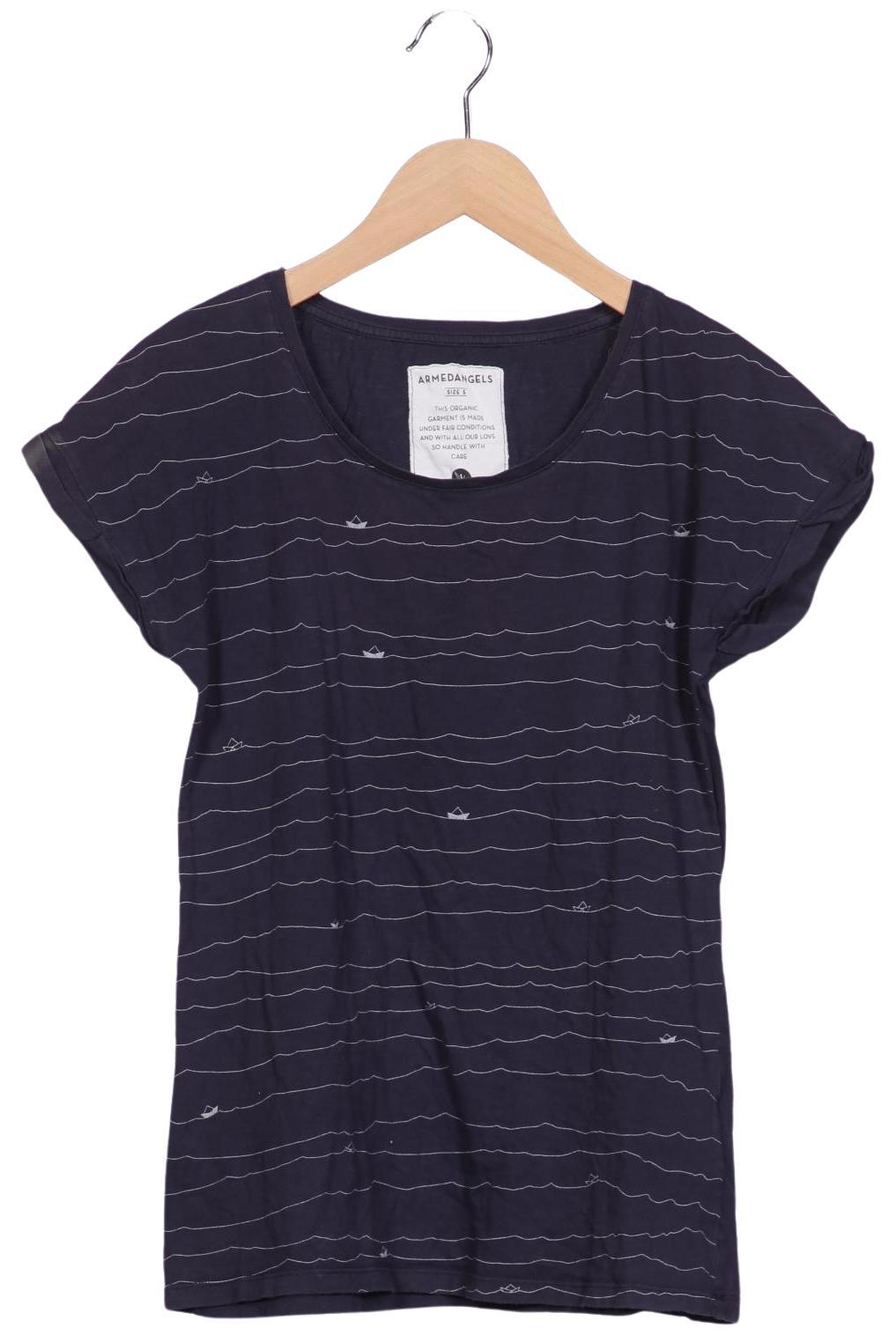 

Armedangels Damen T-Shirt, marineblau, Gr. 36
