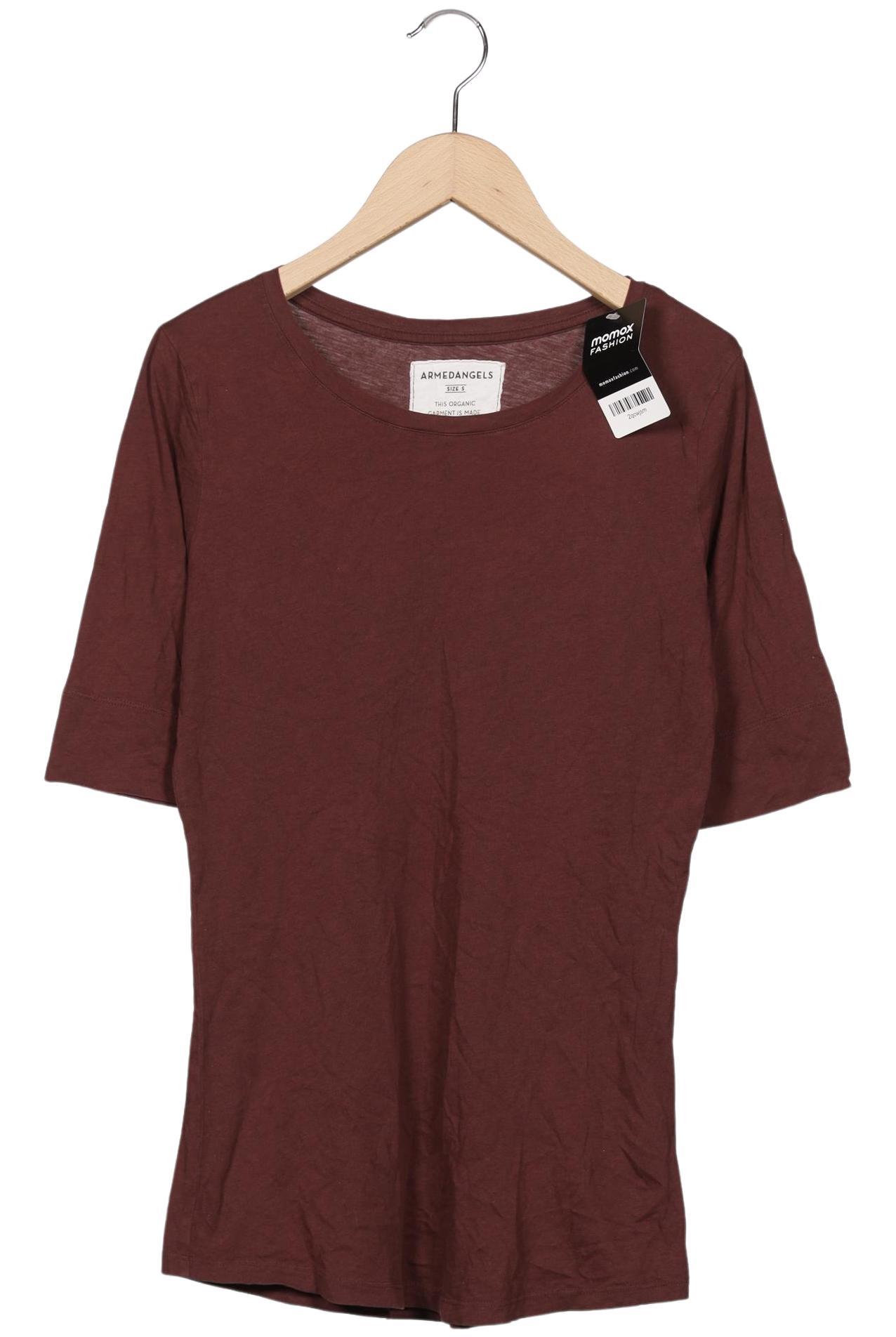 

Armedangels Damen T-Shirt, bordeaux, Gr. 36