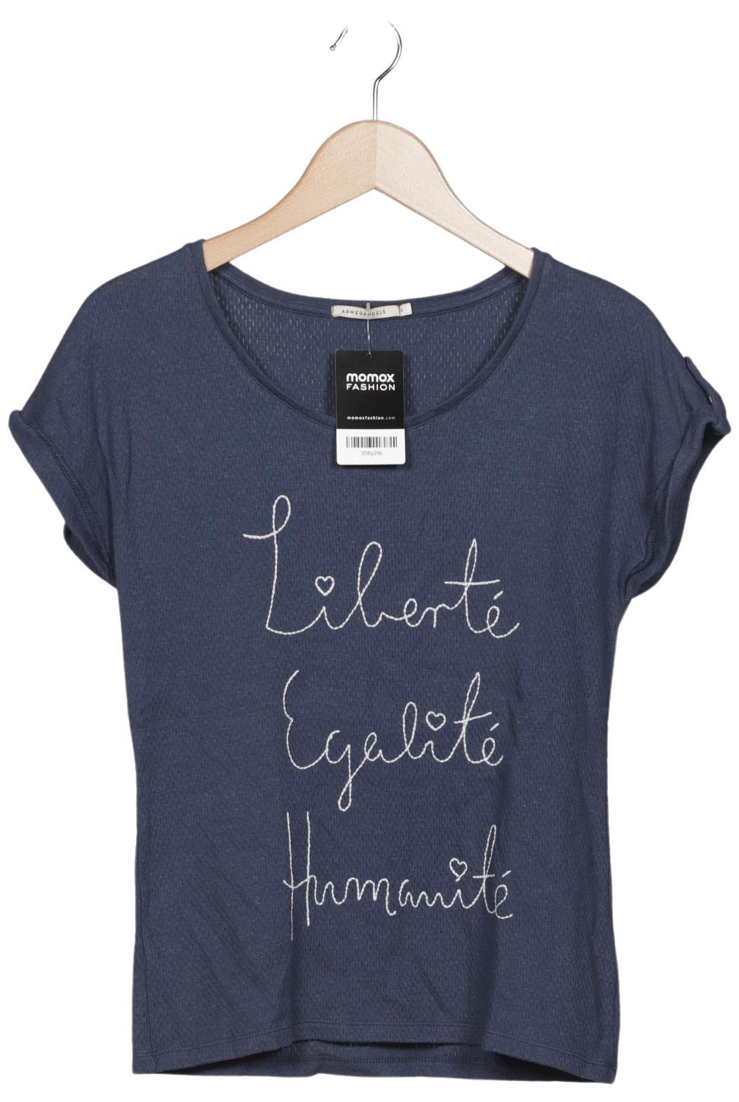

Armedangels Damen T-Shirt, marineblau, Gr. 36