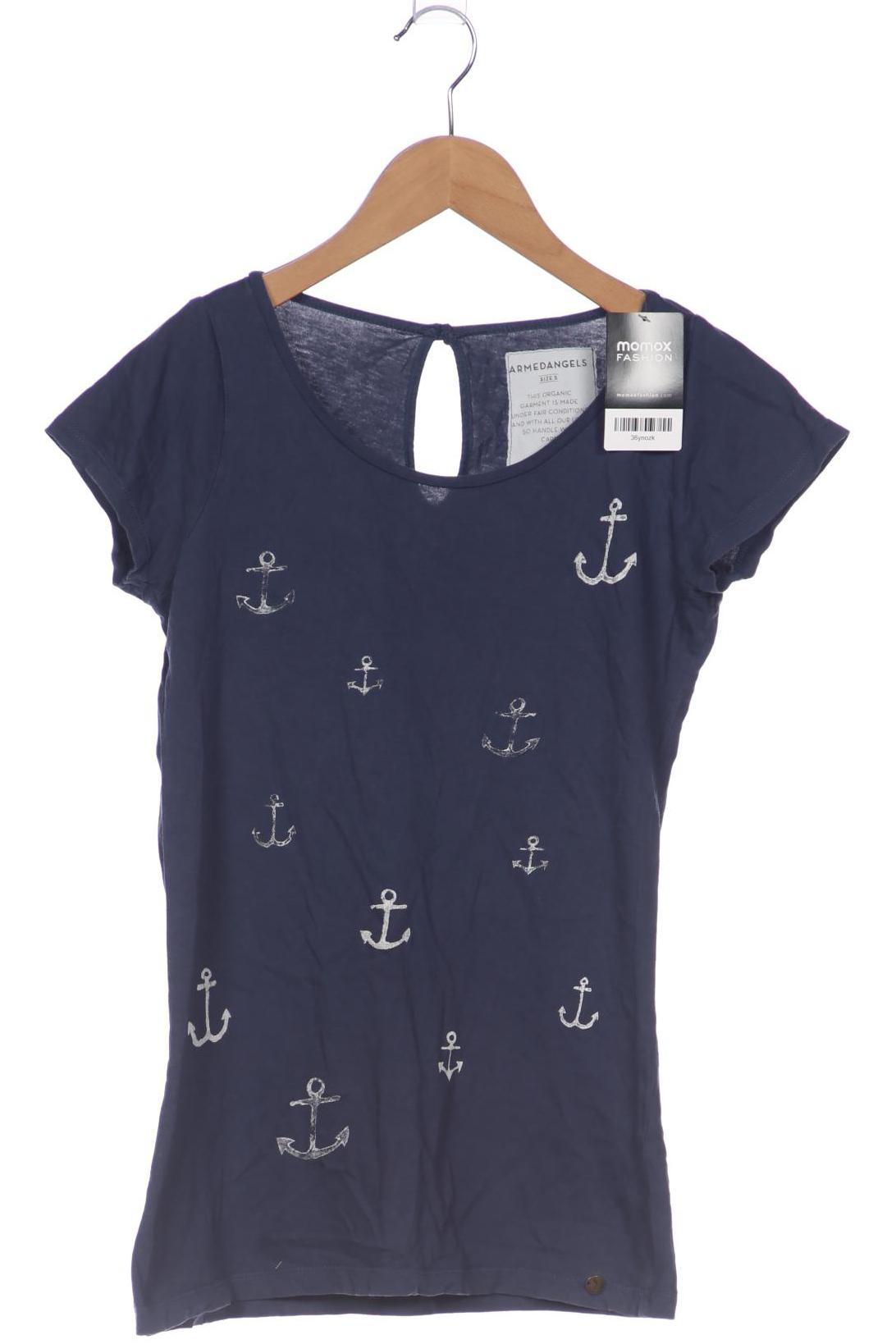 

Armedangels Damen T-Shirt, marineblau, Gr. 36