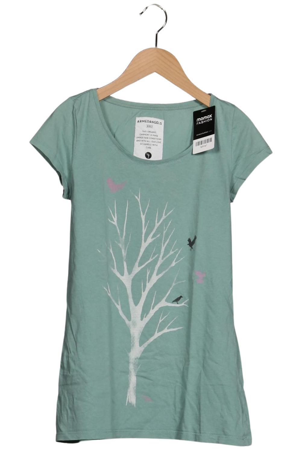 

Armedangels Damen T-Shirt, grün, Gr. 36