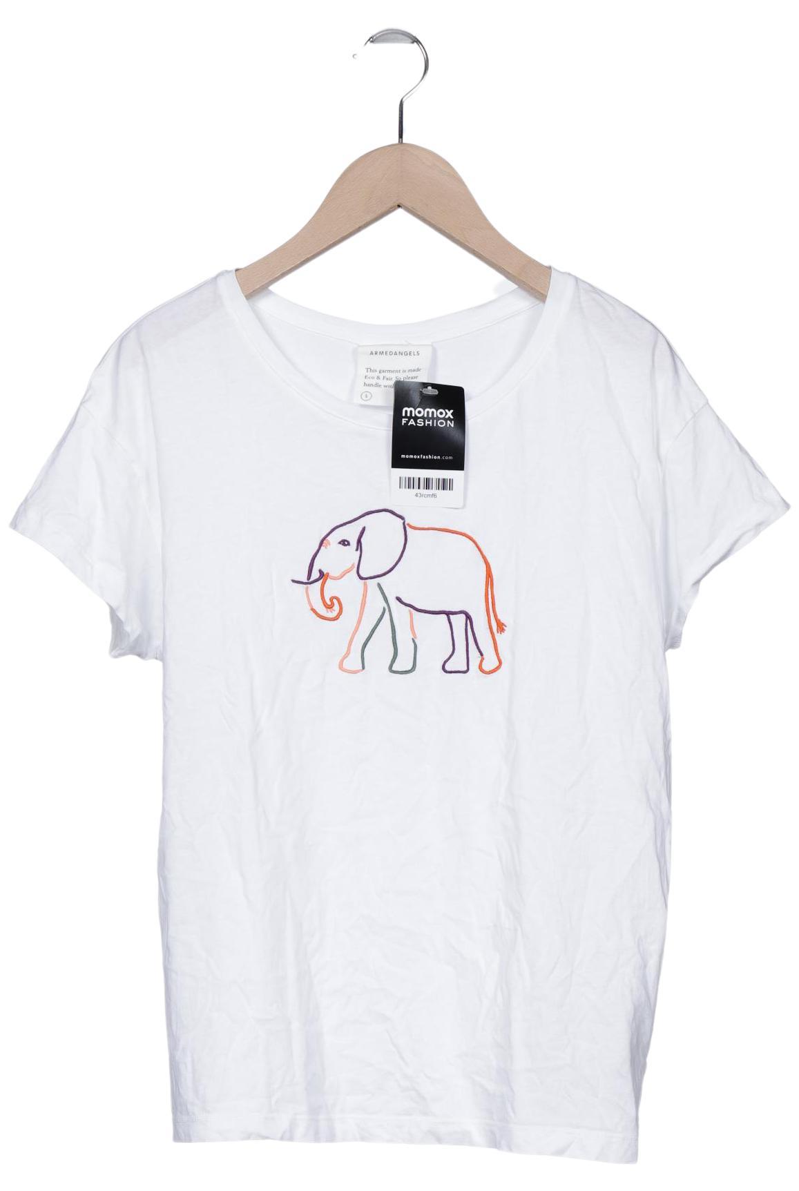 

Armedangels Damen T-Shirt, weiß, Gr. 36