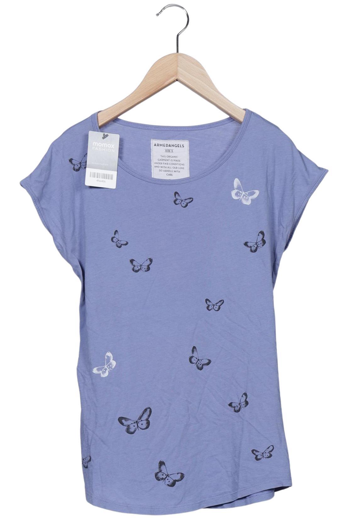 

Armedangels Damen T-Shirt, flieder, Gr. 36