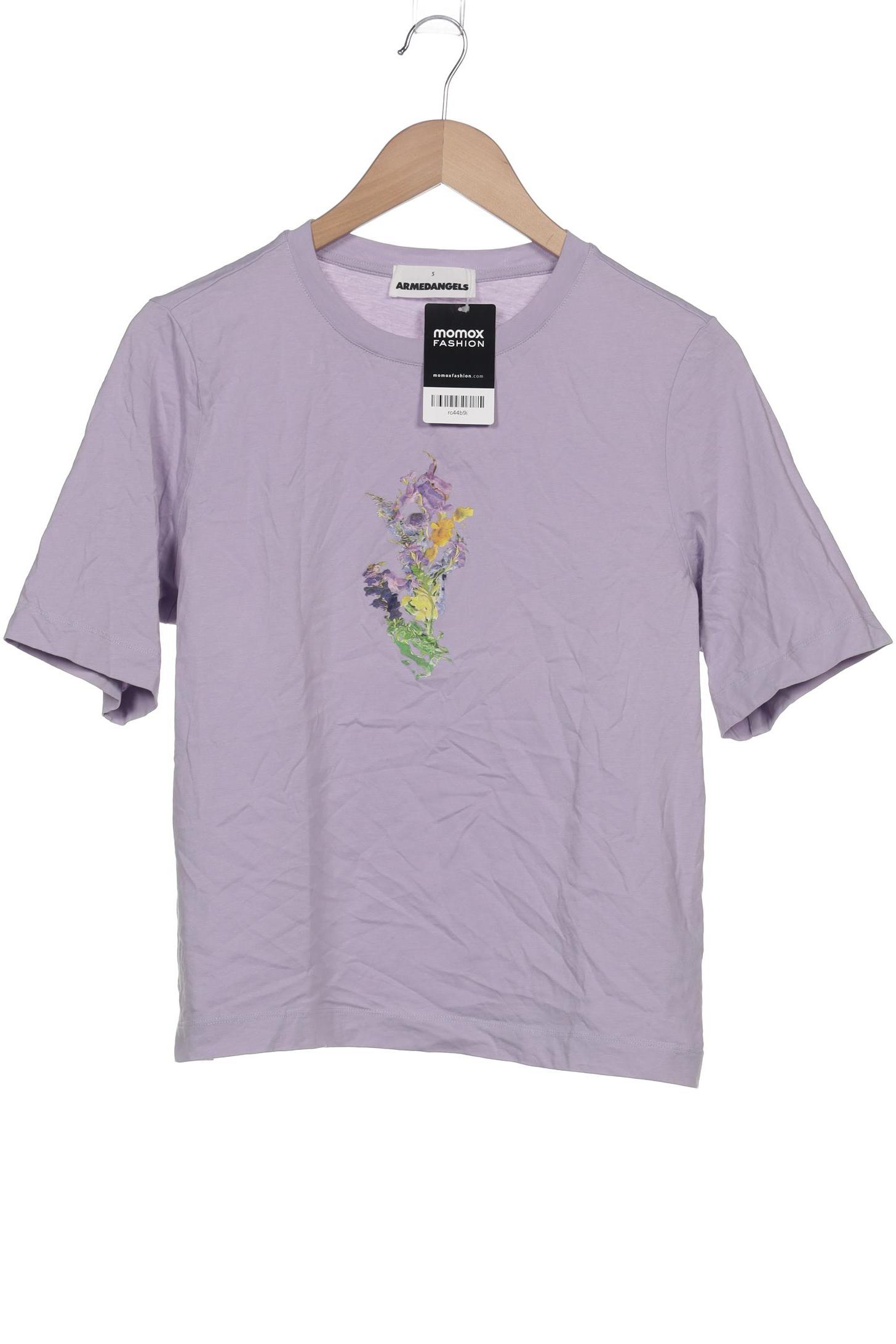 

Armedangels Damen T-Shirt, flieder, Gr. 36