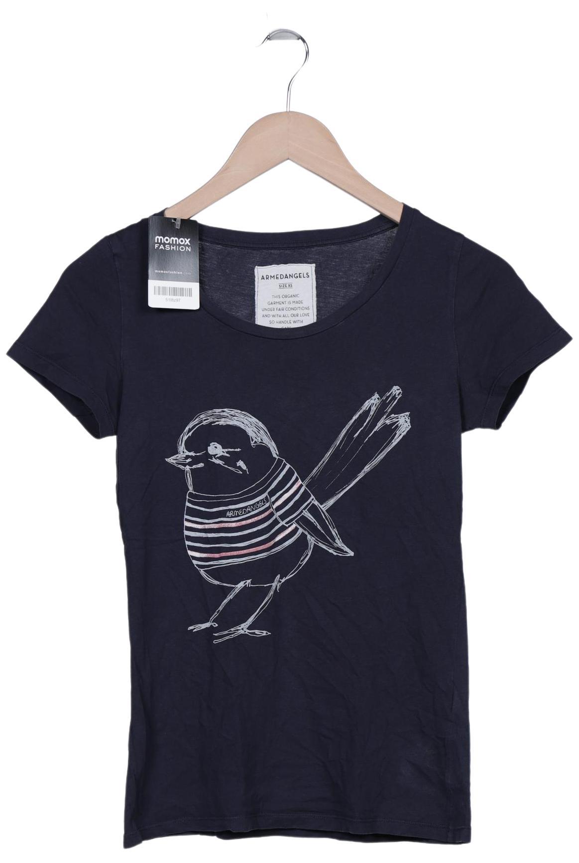 

Armedangels Damen T-Shirt, marineblau, Gr. 34
