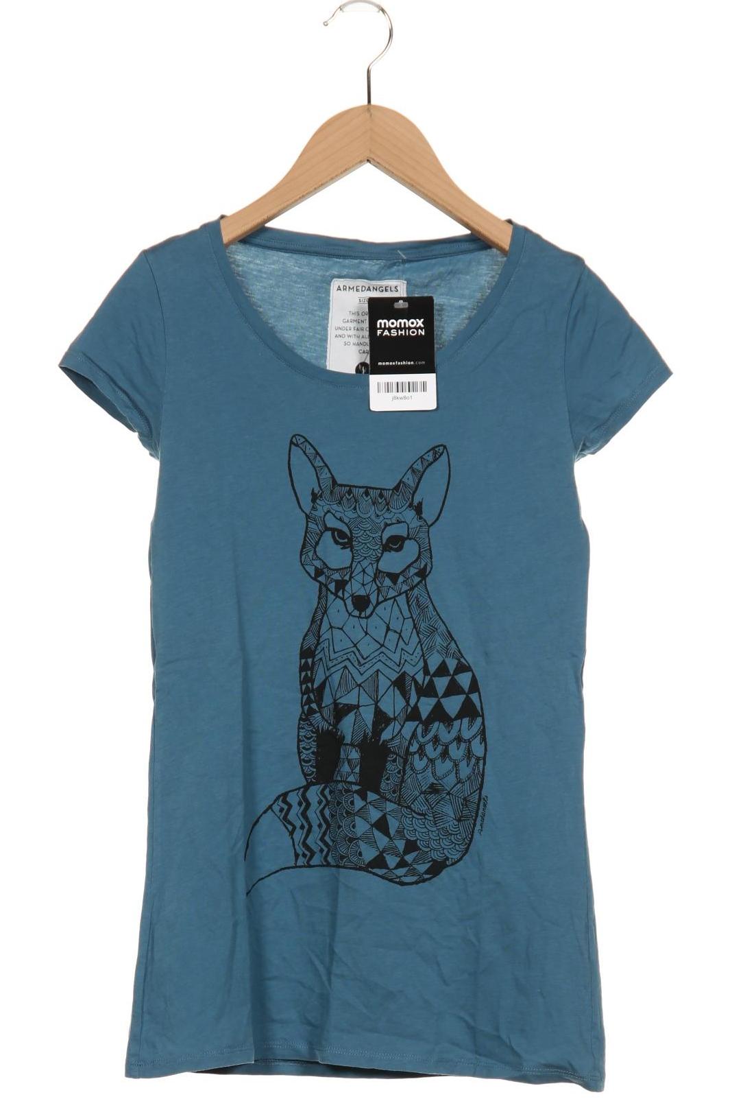 

Armedangels Damen T-Shirt, blau, Gr. 34