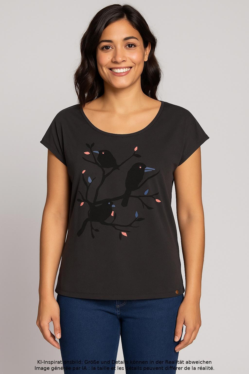 

Armedangels Damen T-Shirt, grau, Gr. 38