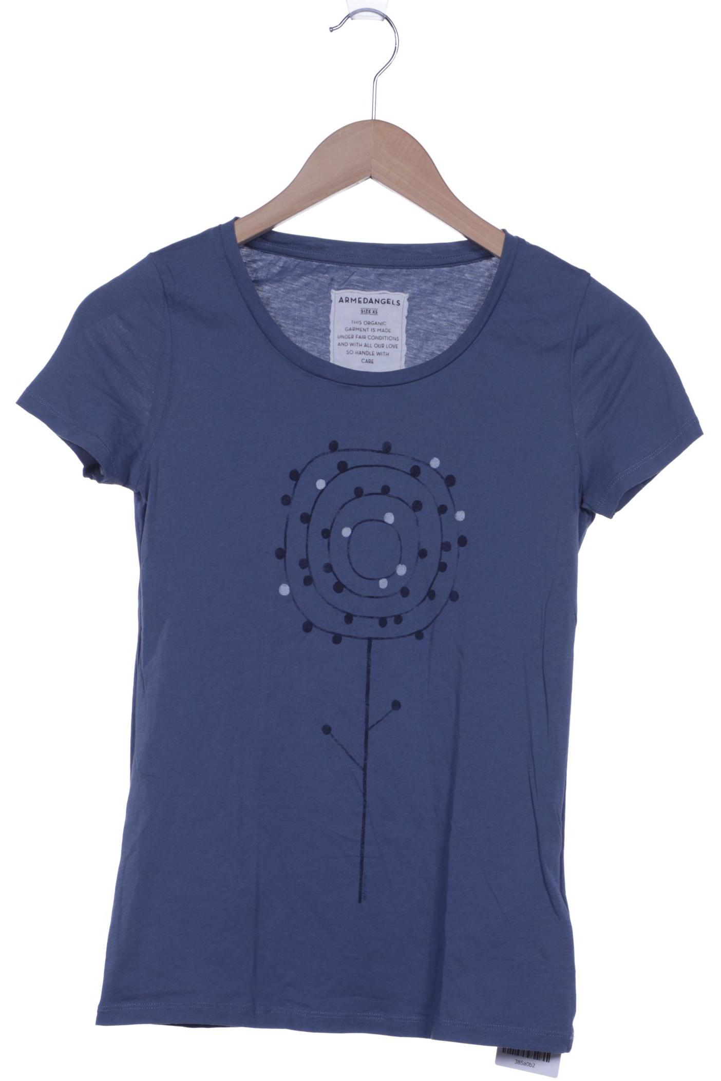 

Armedangels Damen T-Shirt, blau, Gr. 34