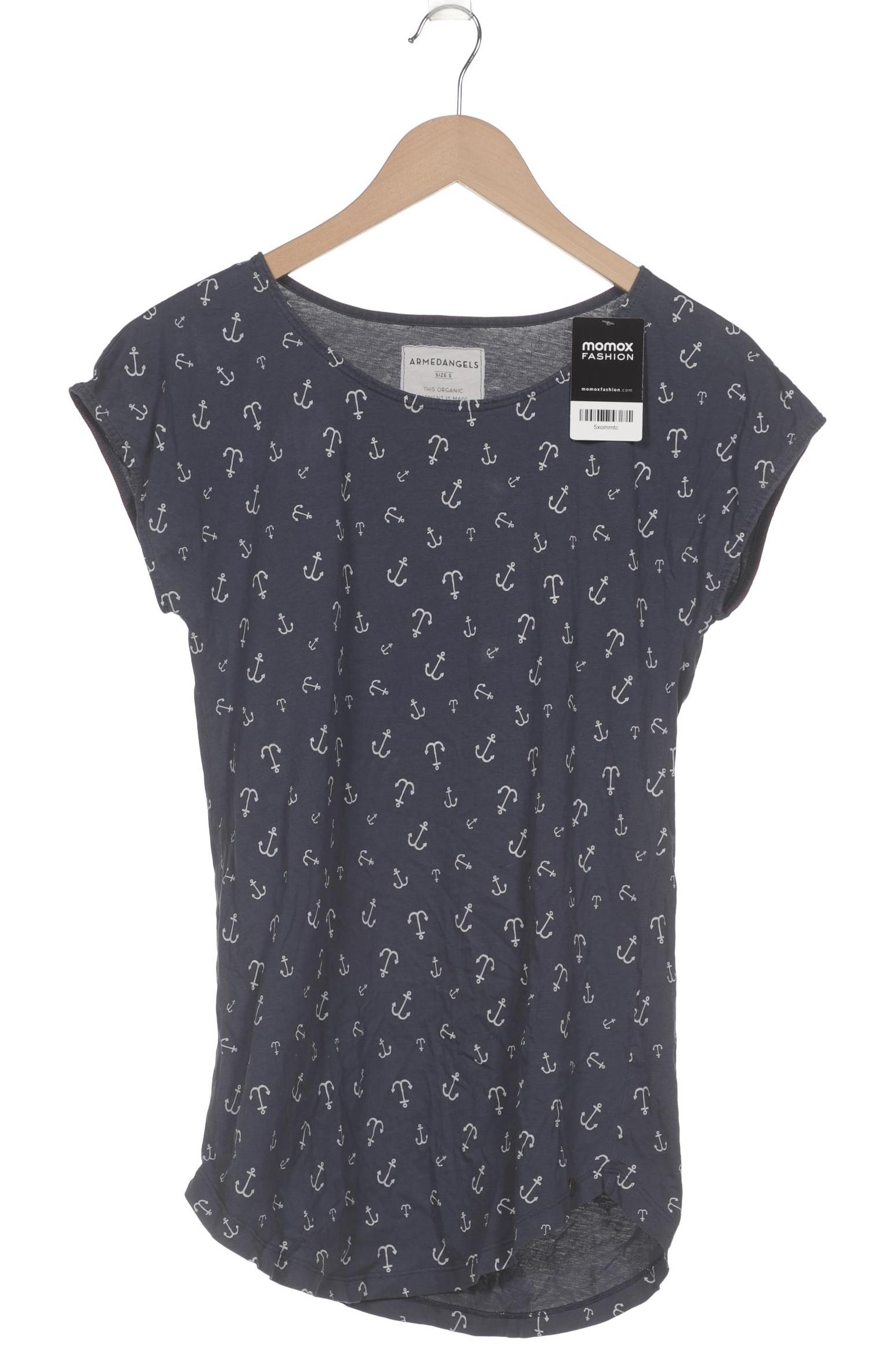 

Armedangels Damen T-Shirt, marineblau, Gr. 36