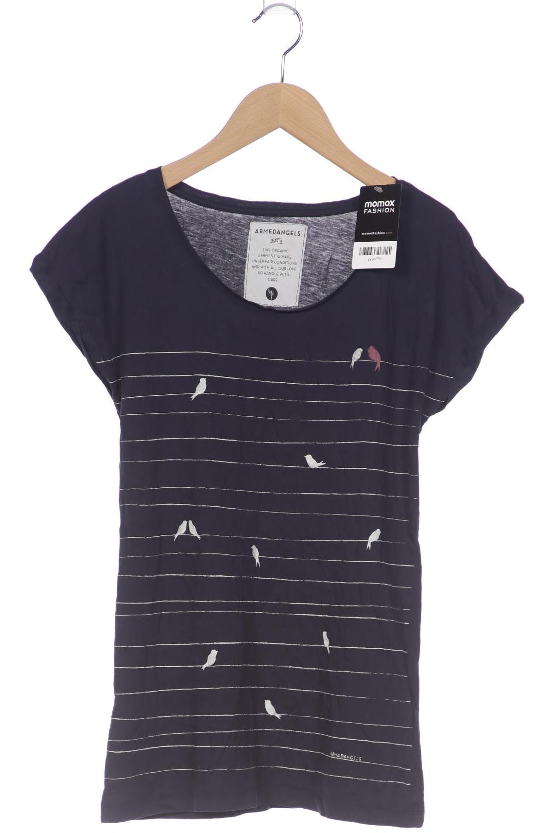 

Armedangels Damen T-Shirt, marineblau, Gr. 36