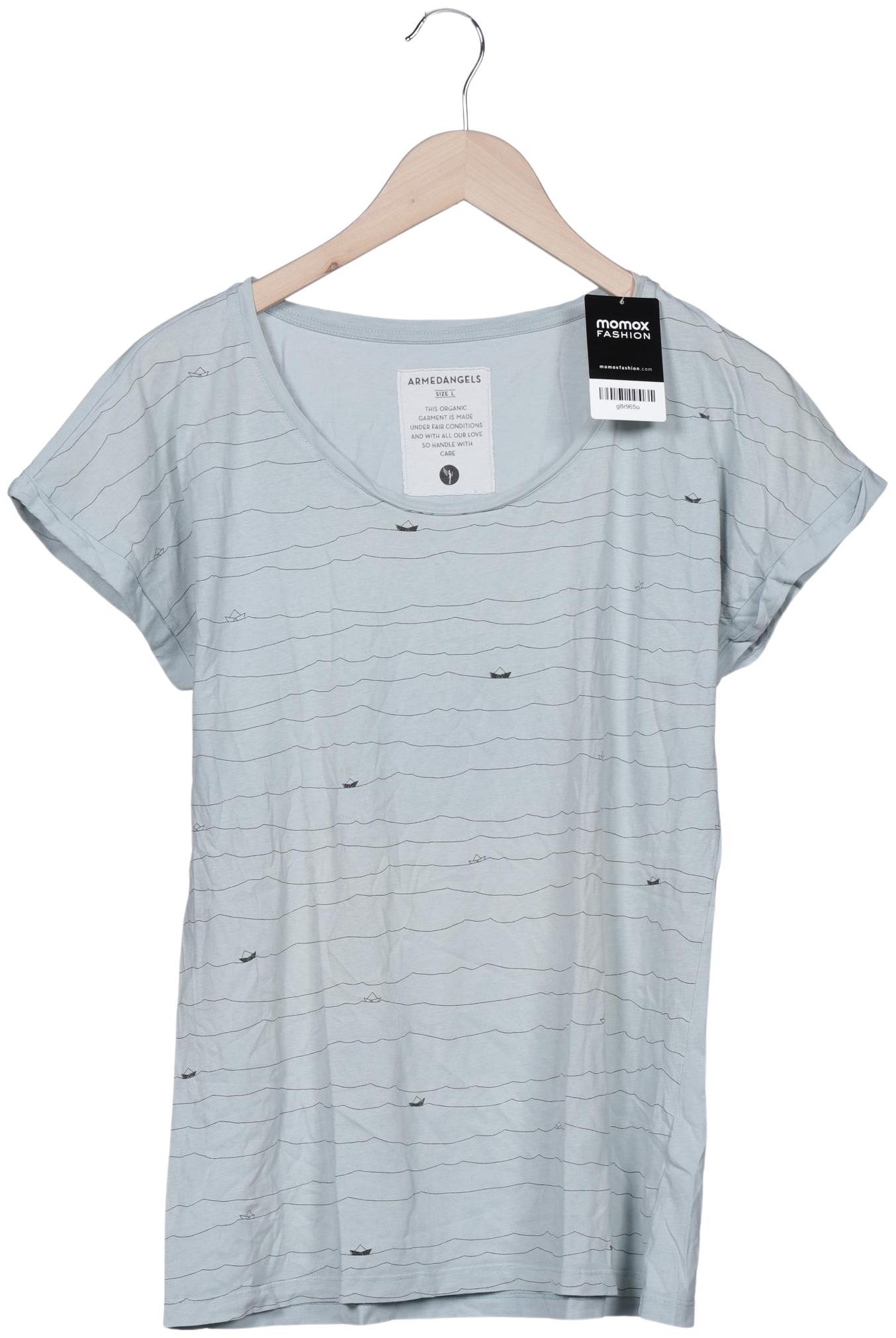 

Armedangels Damen T-Shirt, hellblau, Gr. 42