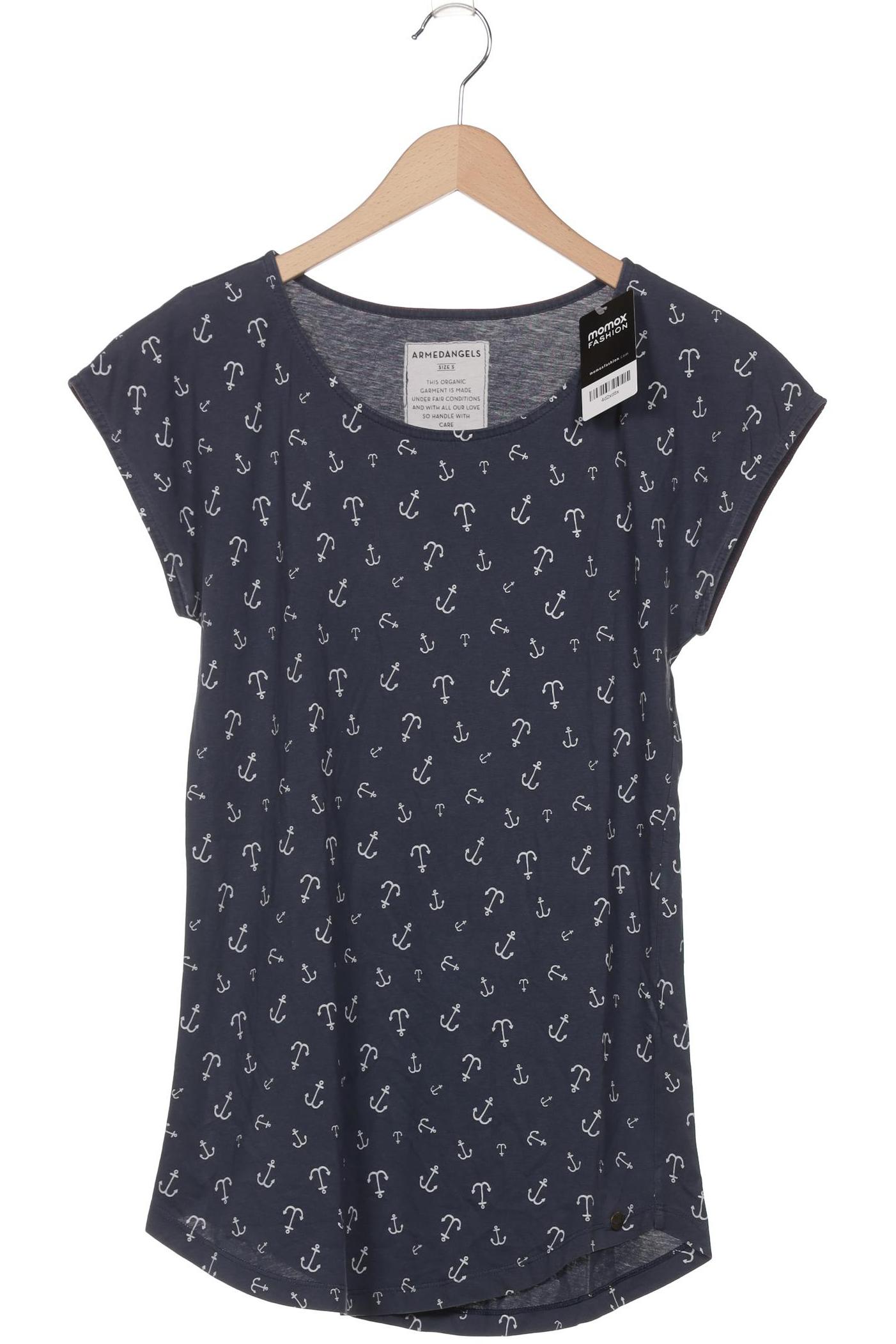 

Armedangels Damen T-Shirt, marineblau, Gr. 36