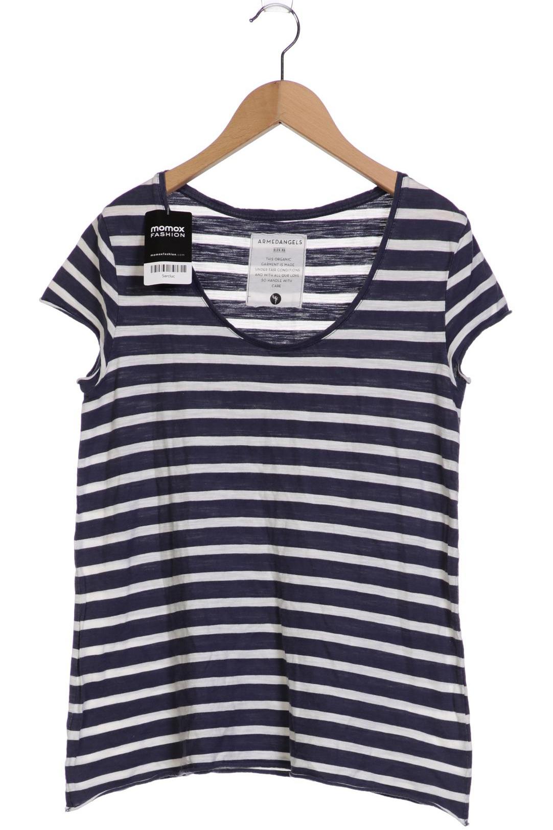

Armedangels Damen T-Shirt, marineblau, Gr. 34