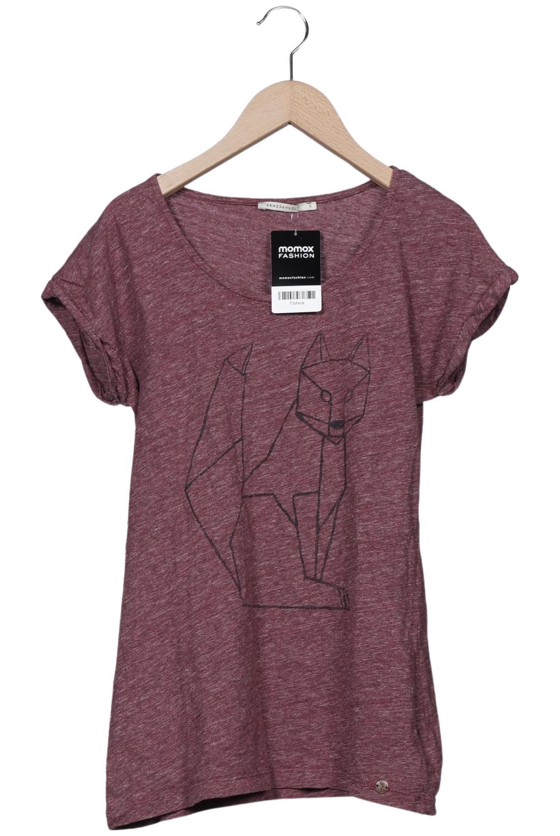 

Armedangels Damen T-Shirt, bordeaux, Gr. 36