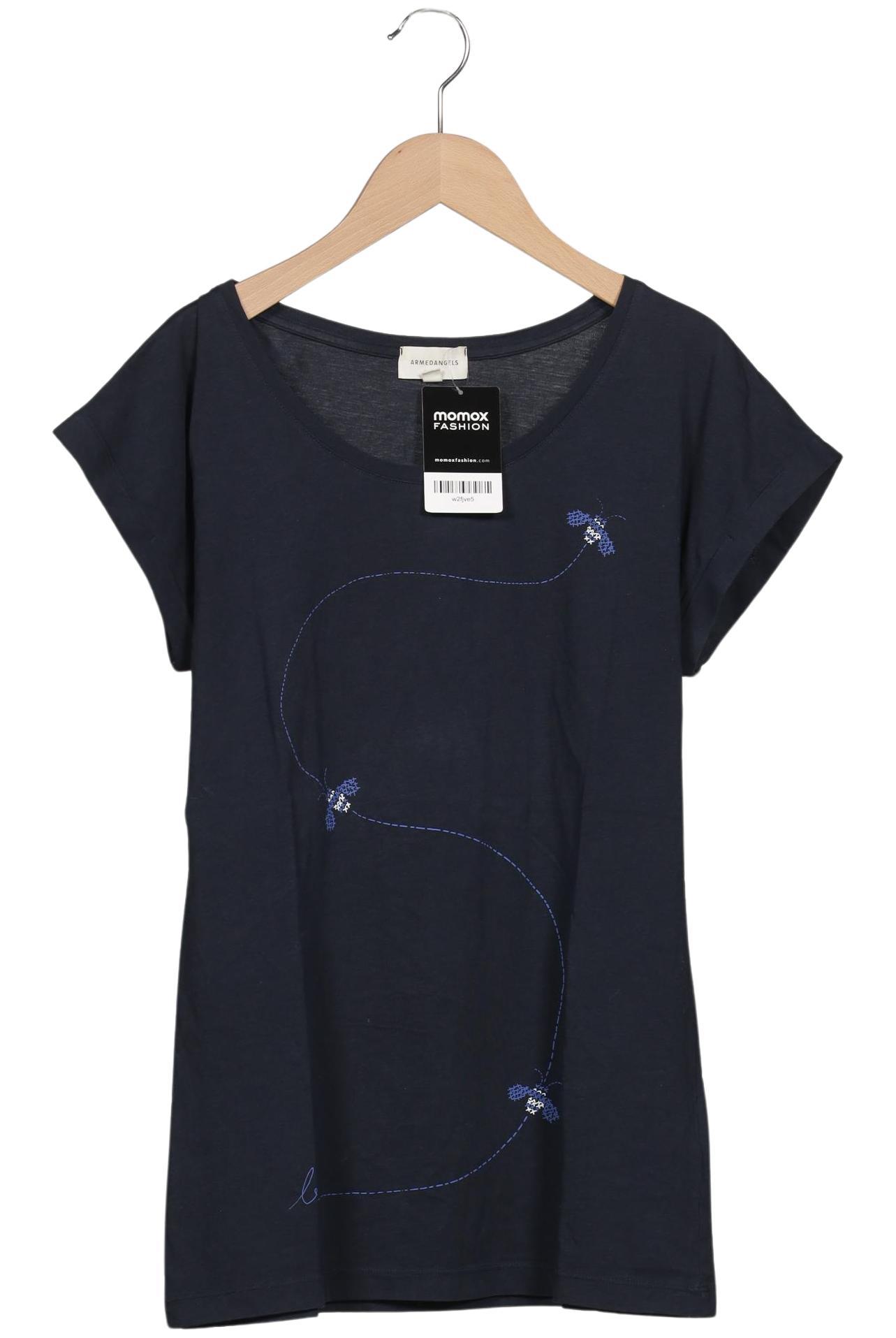 

Armedangels Damen T-Shirt, marineblau, Gr. 36