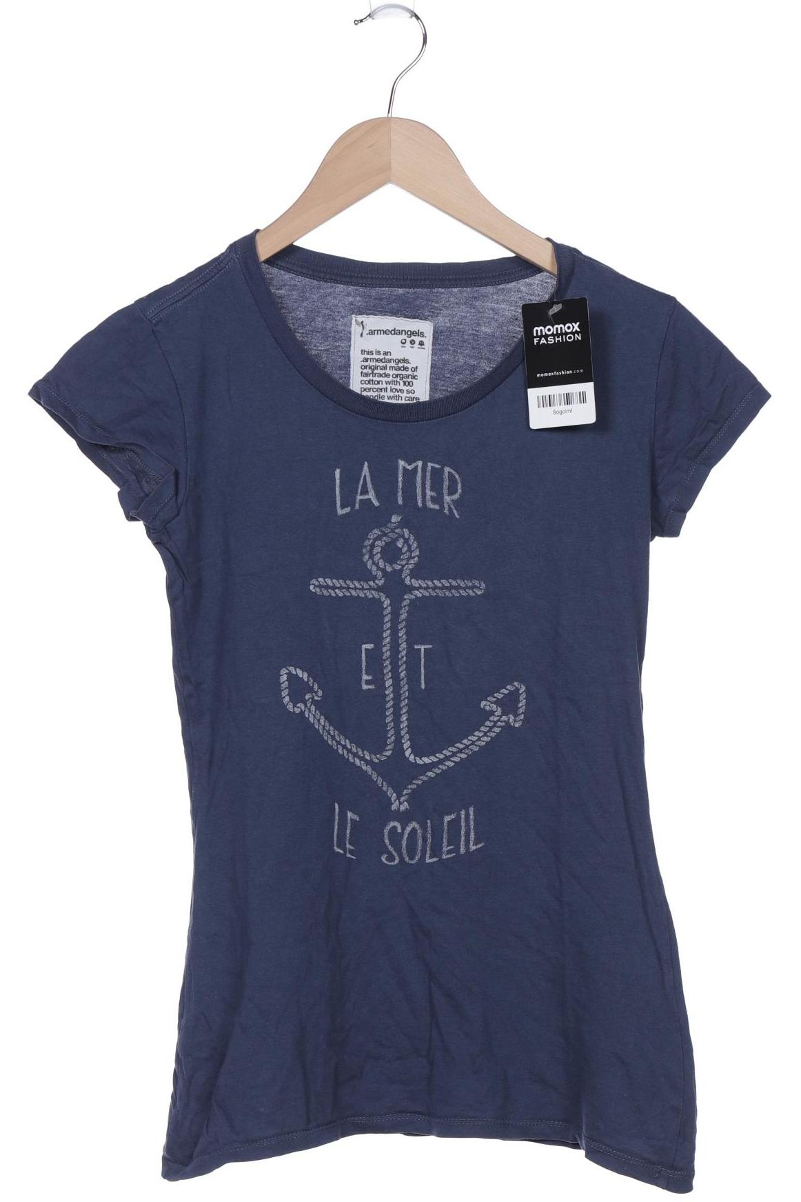 

Armedangels Damen T-Shirt, marineblau, Gr. 36