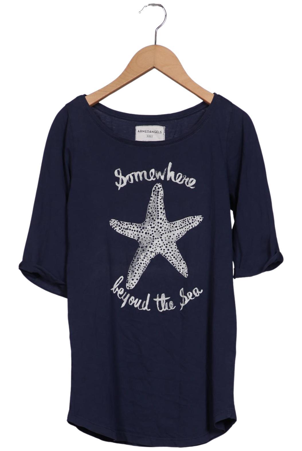 

Armedangels Damen T-Shirt, marineblau, Gr. 36