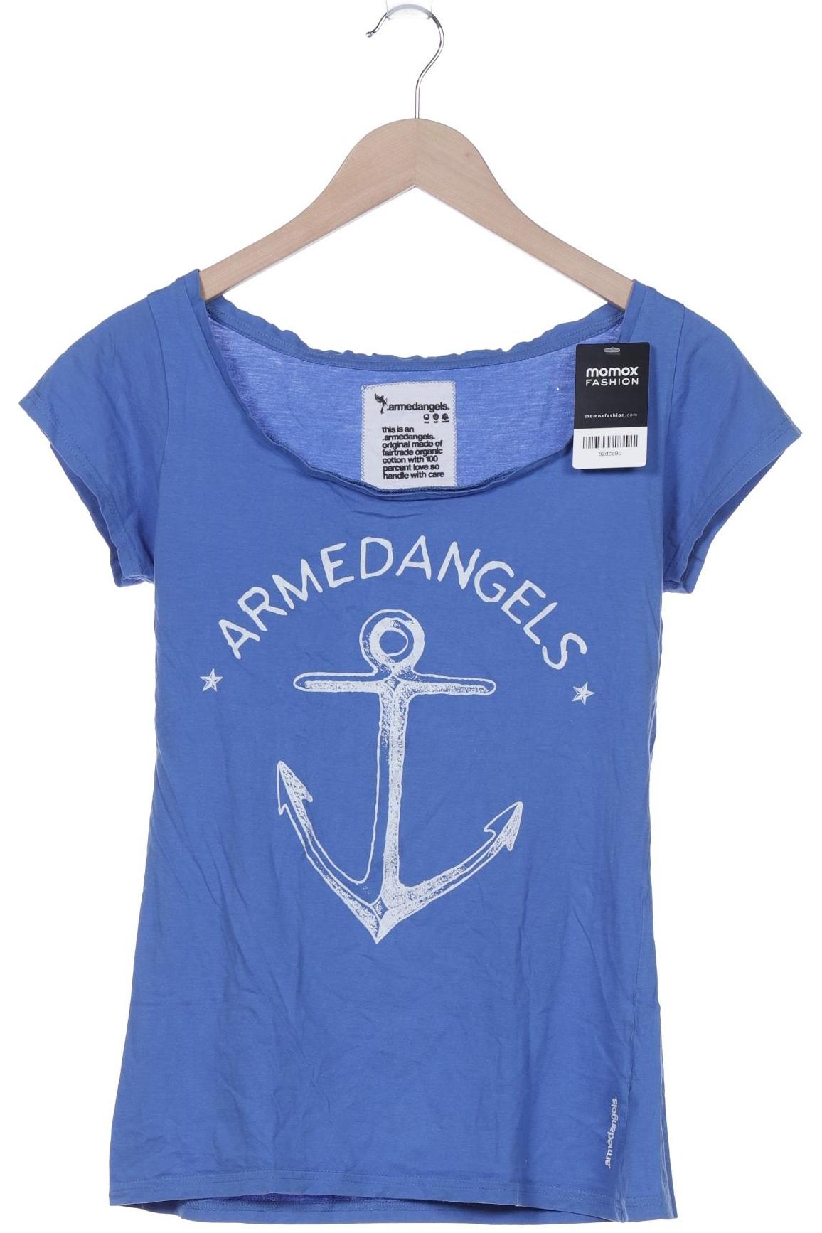 

Armedangels Damen T-Shirt, blau, Gr. 36