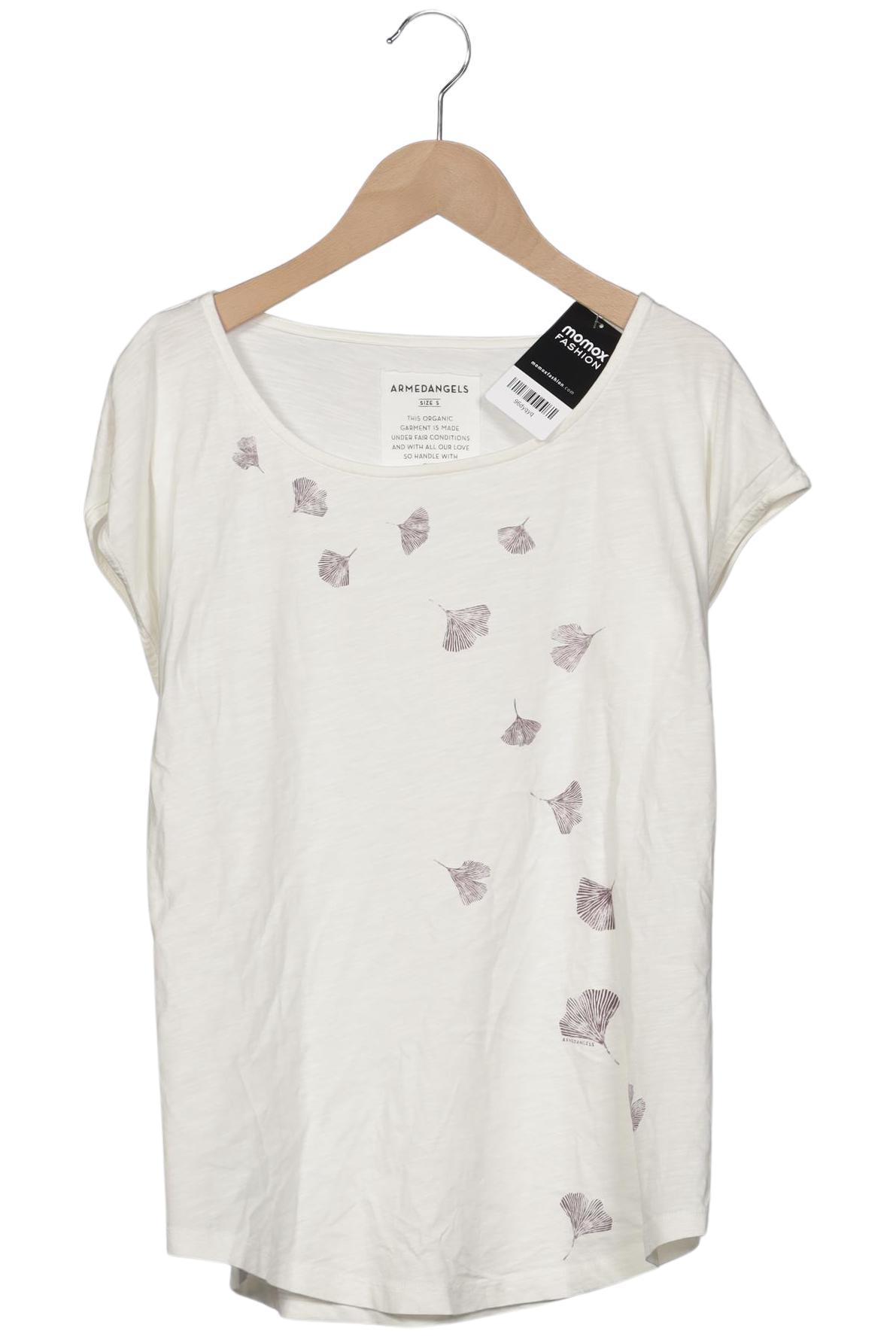 

Armedangels Damen T-Shirt, cremeweiß, Gr. 36
