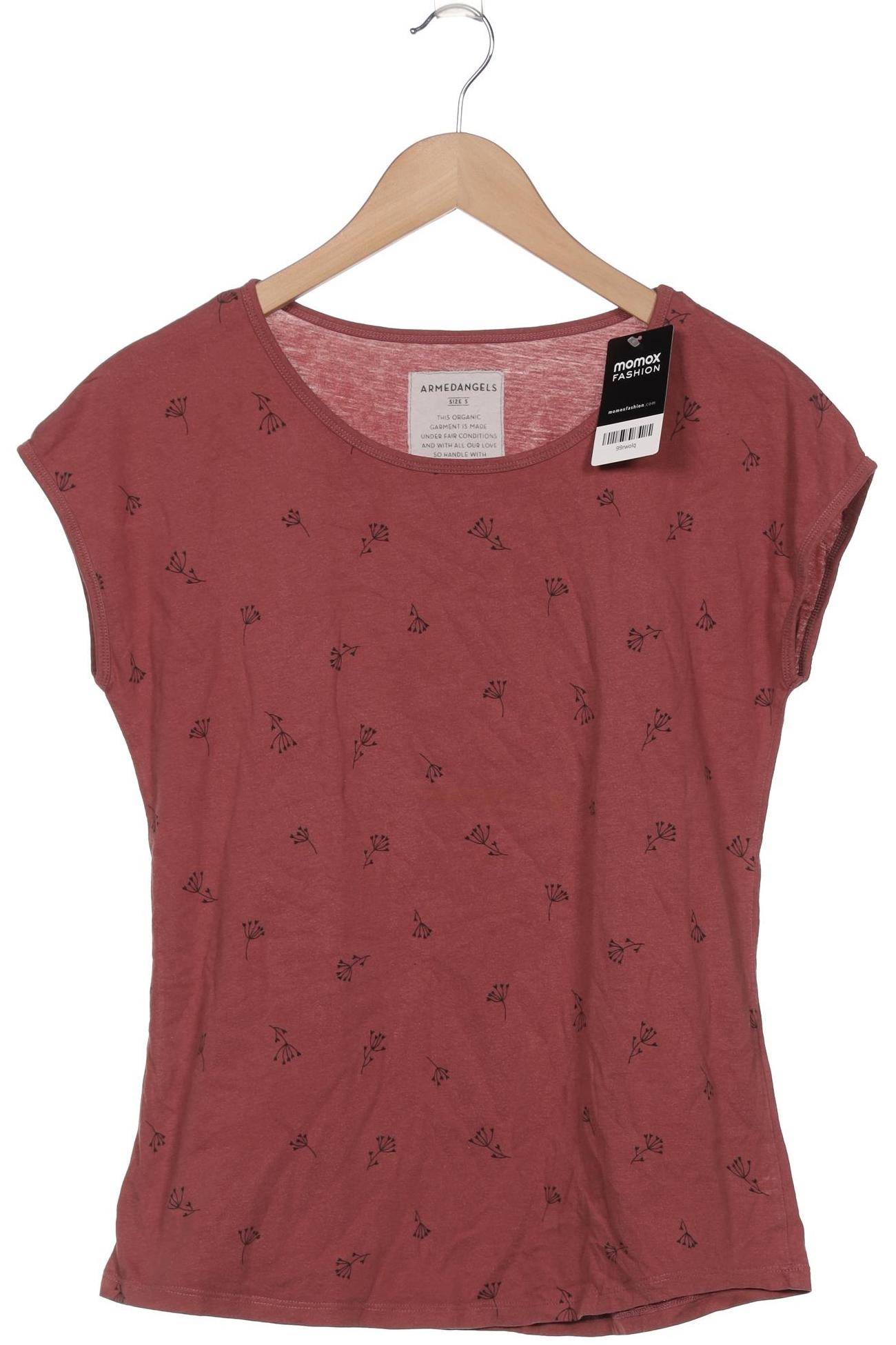 

Armedangels Damen T-Shirt, bordeaux, Gr. 36