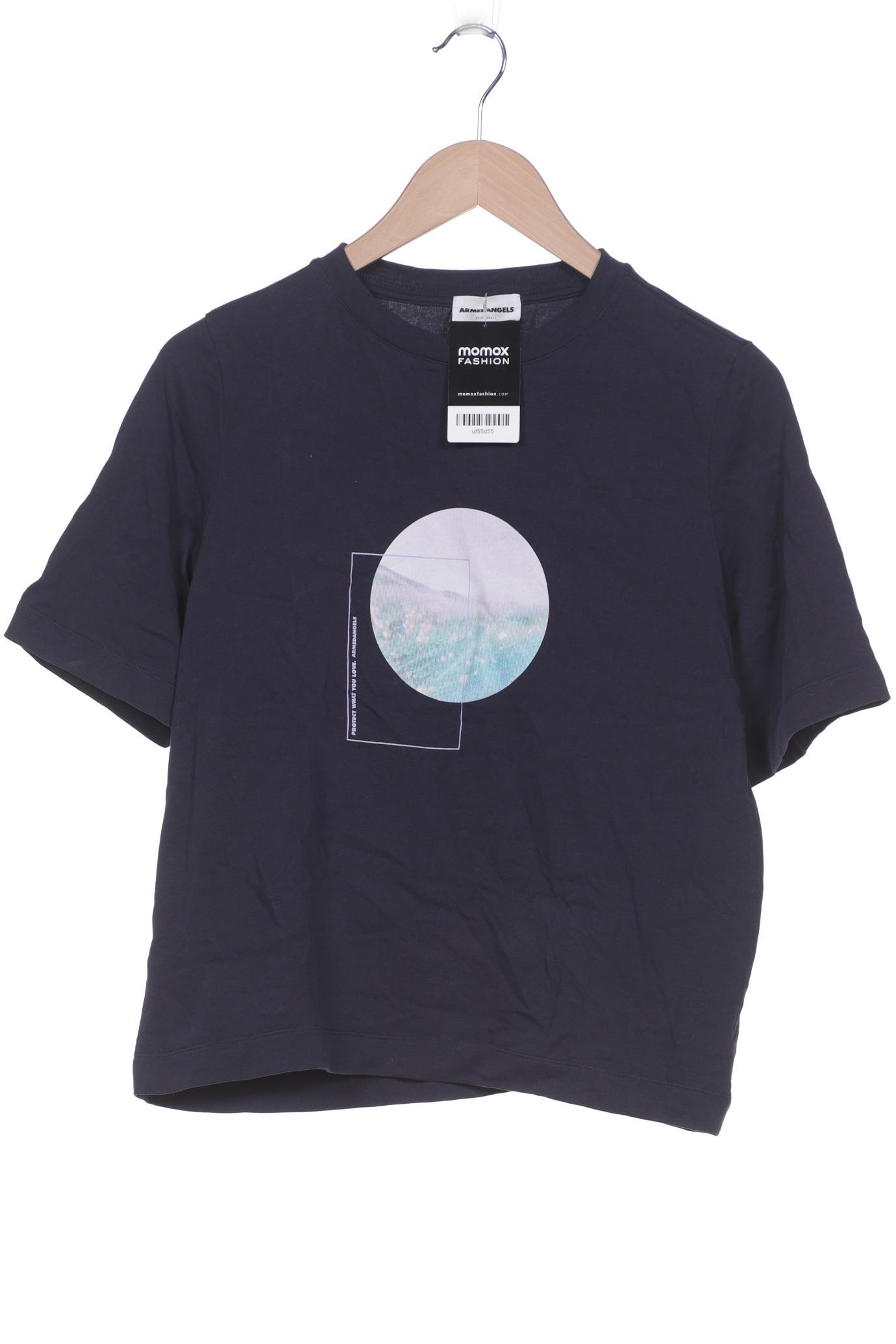 

Armedangels Damen T-Shirt, marineblau, Gr. 36