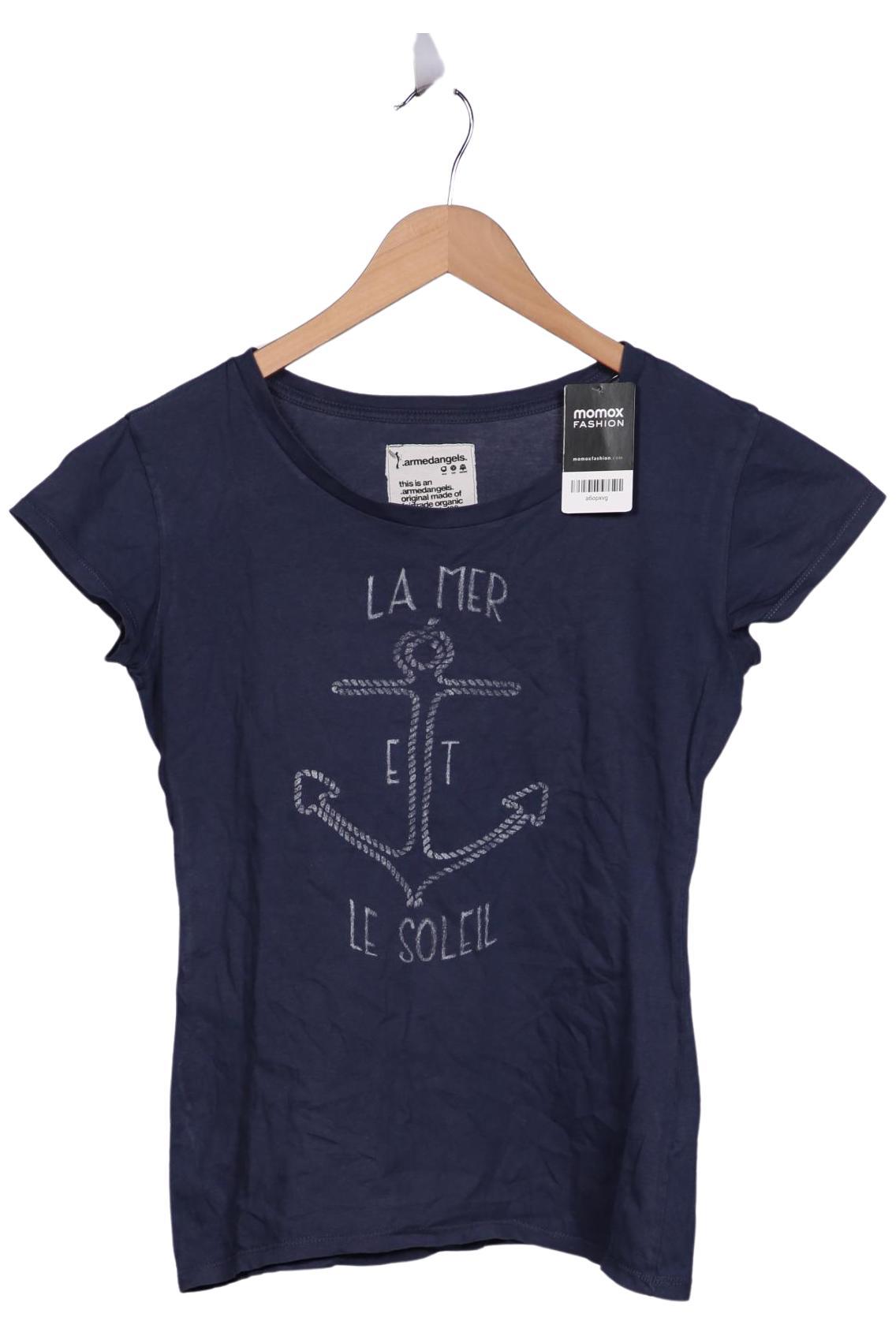 

Armedangels Damen T-Shirt, blau, Gr. 42
