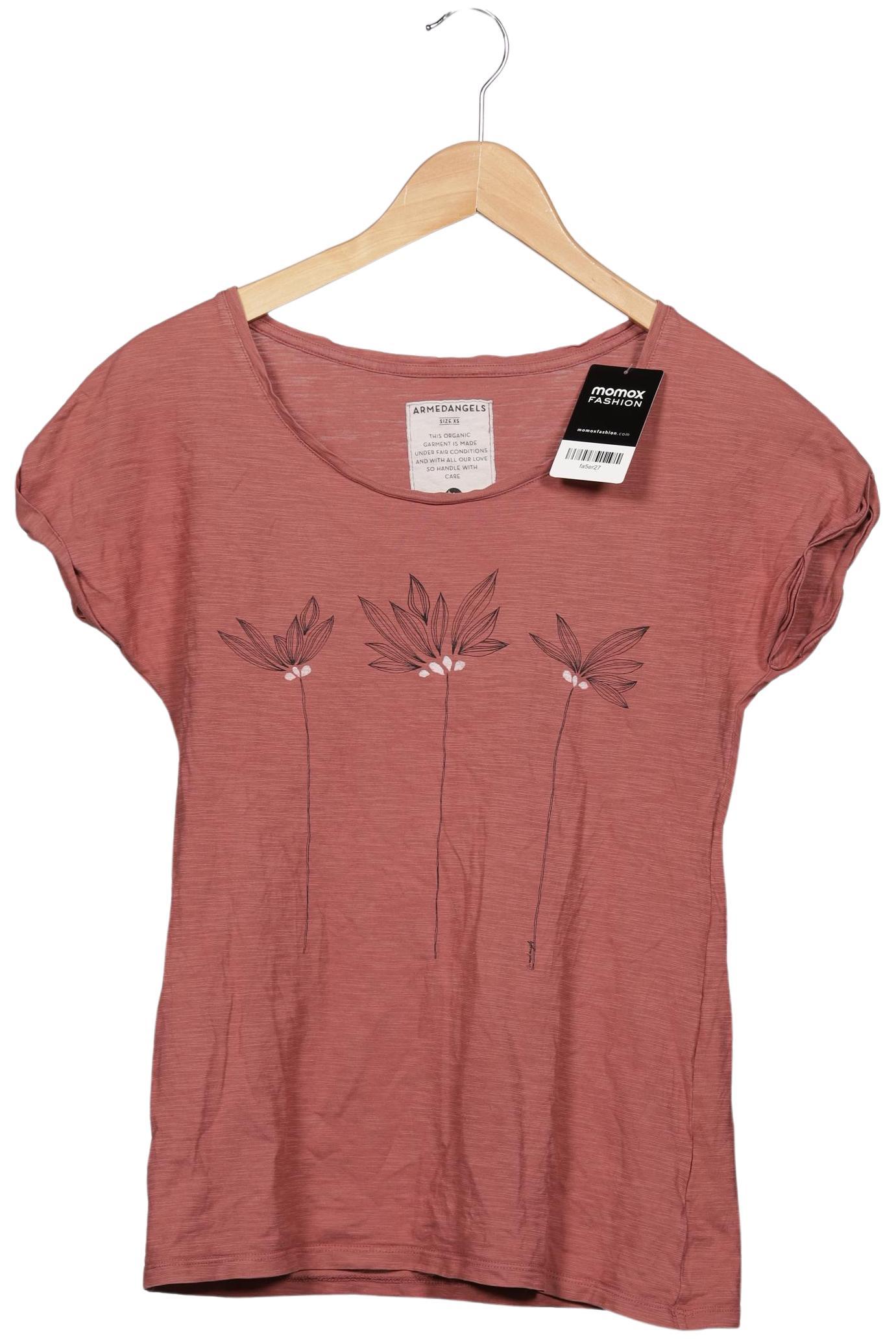 

Armedangels Damen T-Shirt, bordeaux, Gr. 34