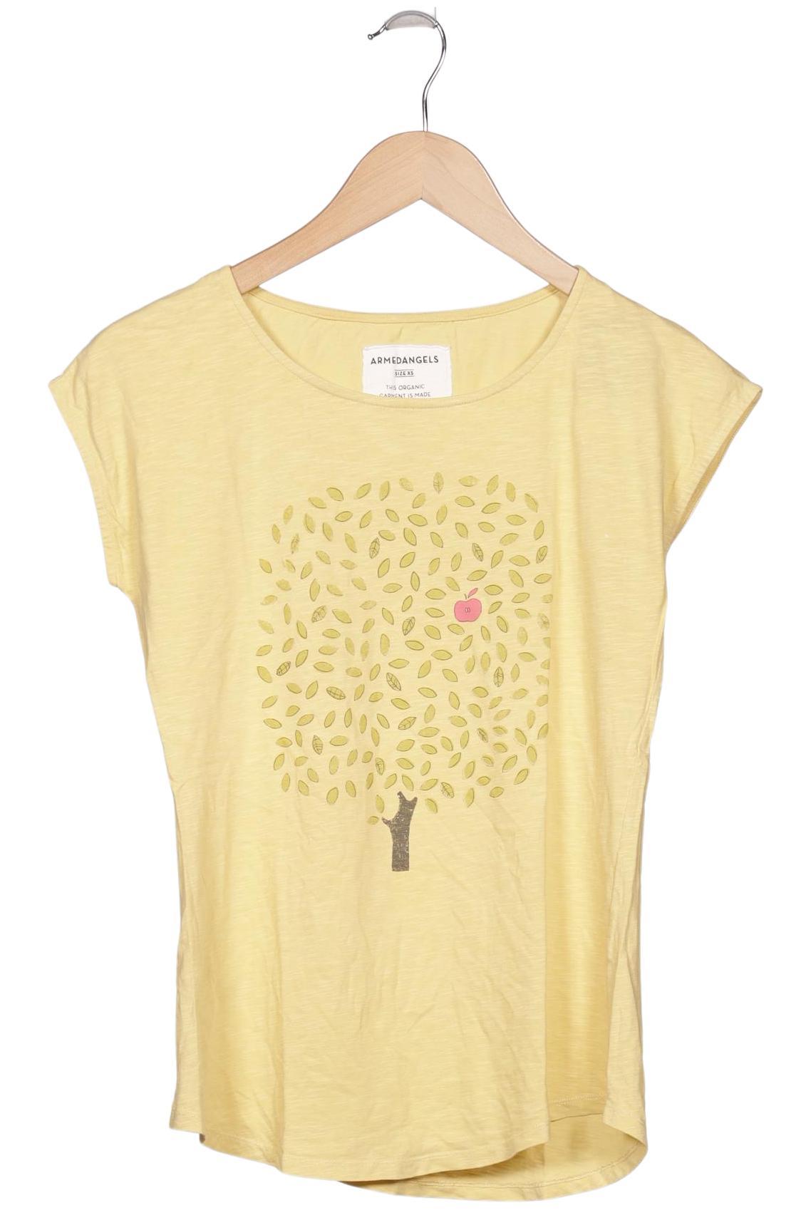 

Armedangels Damen T-Shirt, gelb, Gr. 34