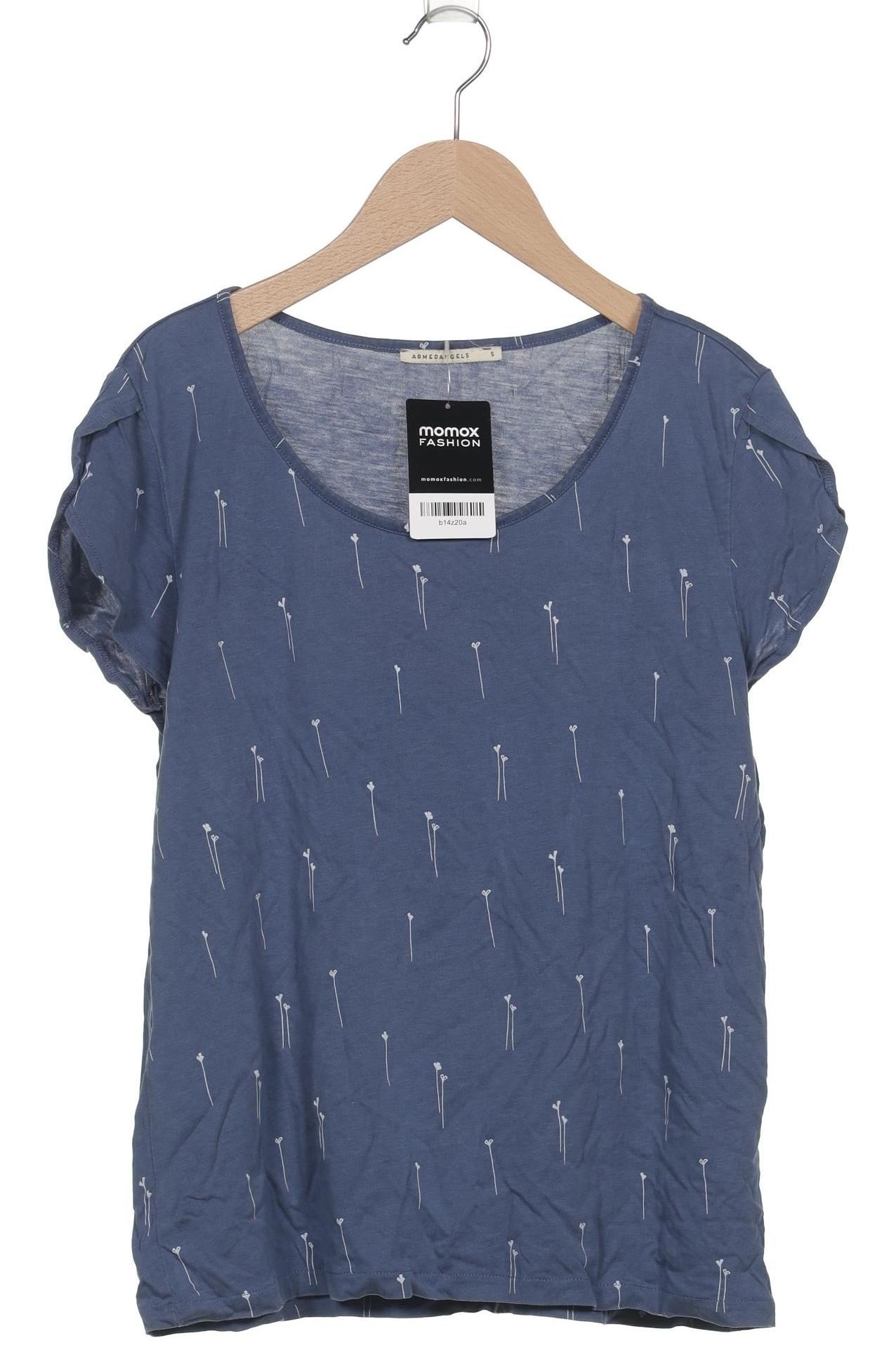 

Armedangels Damen T-Shirt, blau, Gr. 36