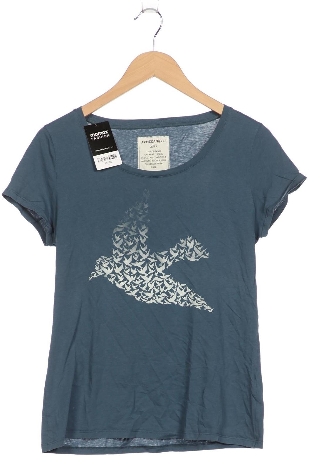 

Armedangels Damen T-Shirt, blau, Gr. 42