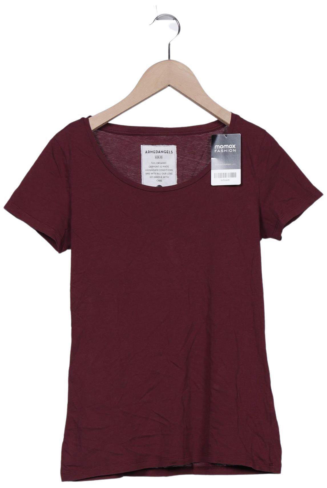 

Armedangels Damen T-Shirt, bordeaux, Gr. 34