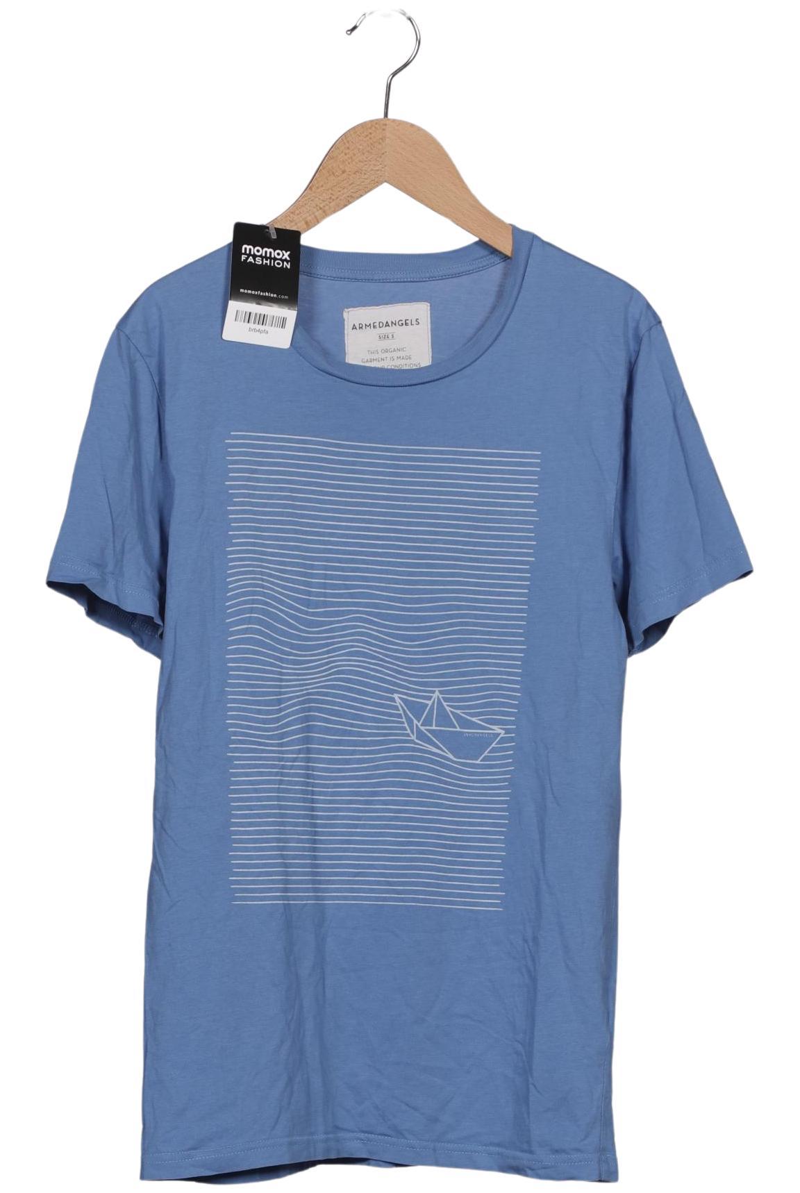 

Armedangels Damen T-Shirt, blau, Gr. 36