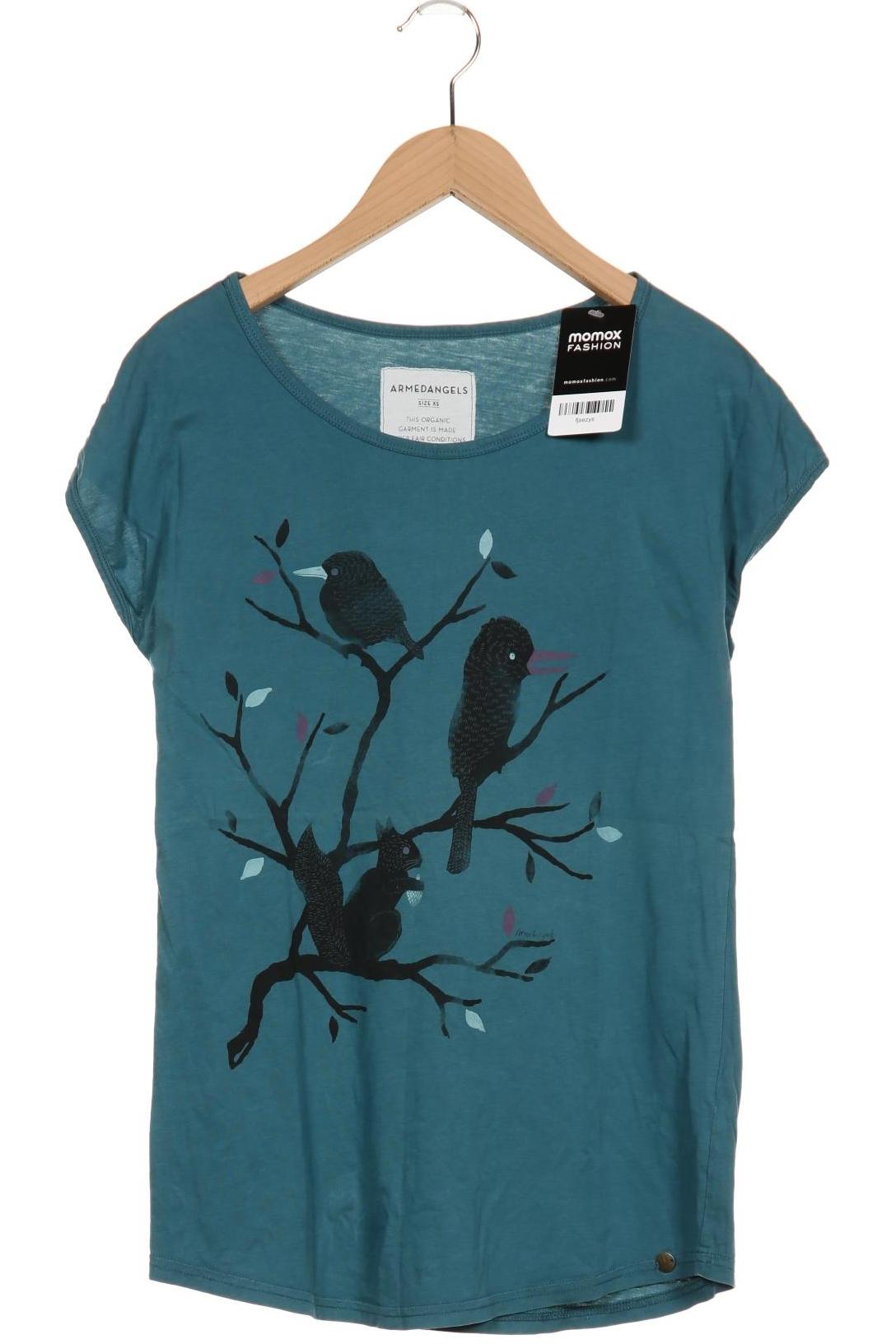 

Armedangels Damen T-Shirt, blau, Gr. 34