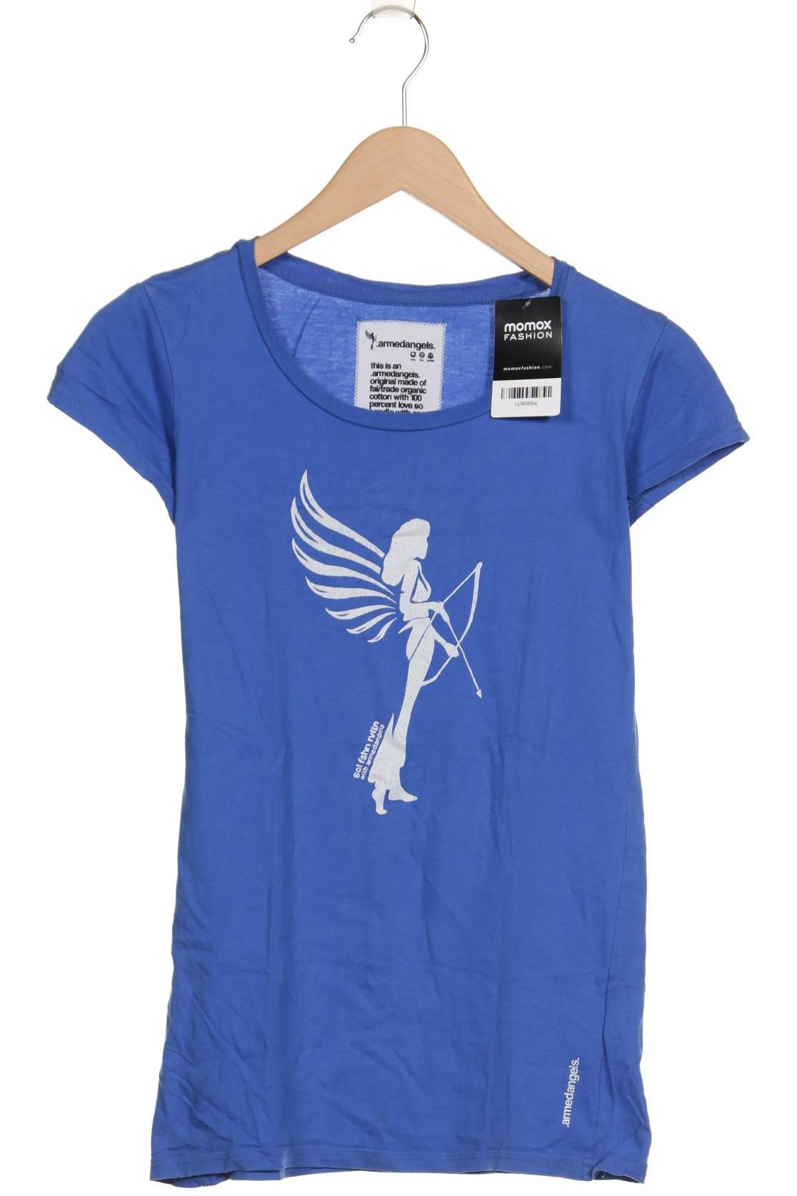 

Armedangels Damen T-Shirt, blau, Gr. 38