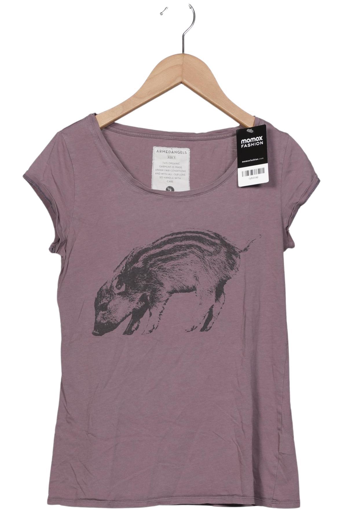

Armedangels Damen T-Shirt, flieder, Gr. 36
