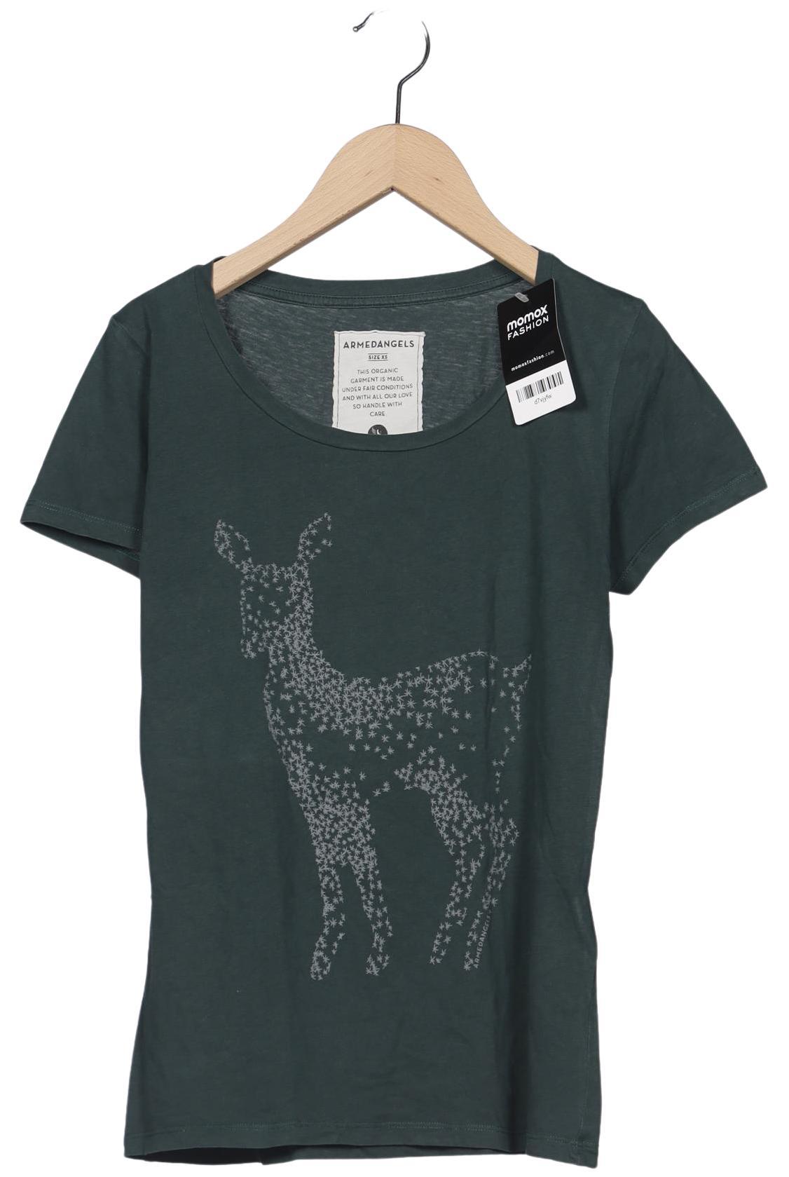 

Armedangels Damen T-Shirt, grün, Gr. 34